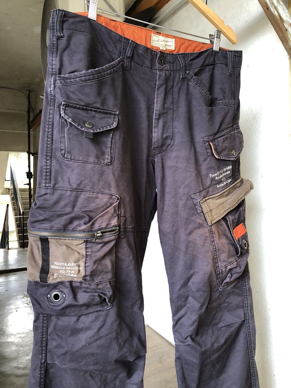 Avirex Vintage Avirex U.S Army Air Corps Distressed Cargo Pants Size US 38 / EU 54 - 6 Thumbnail