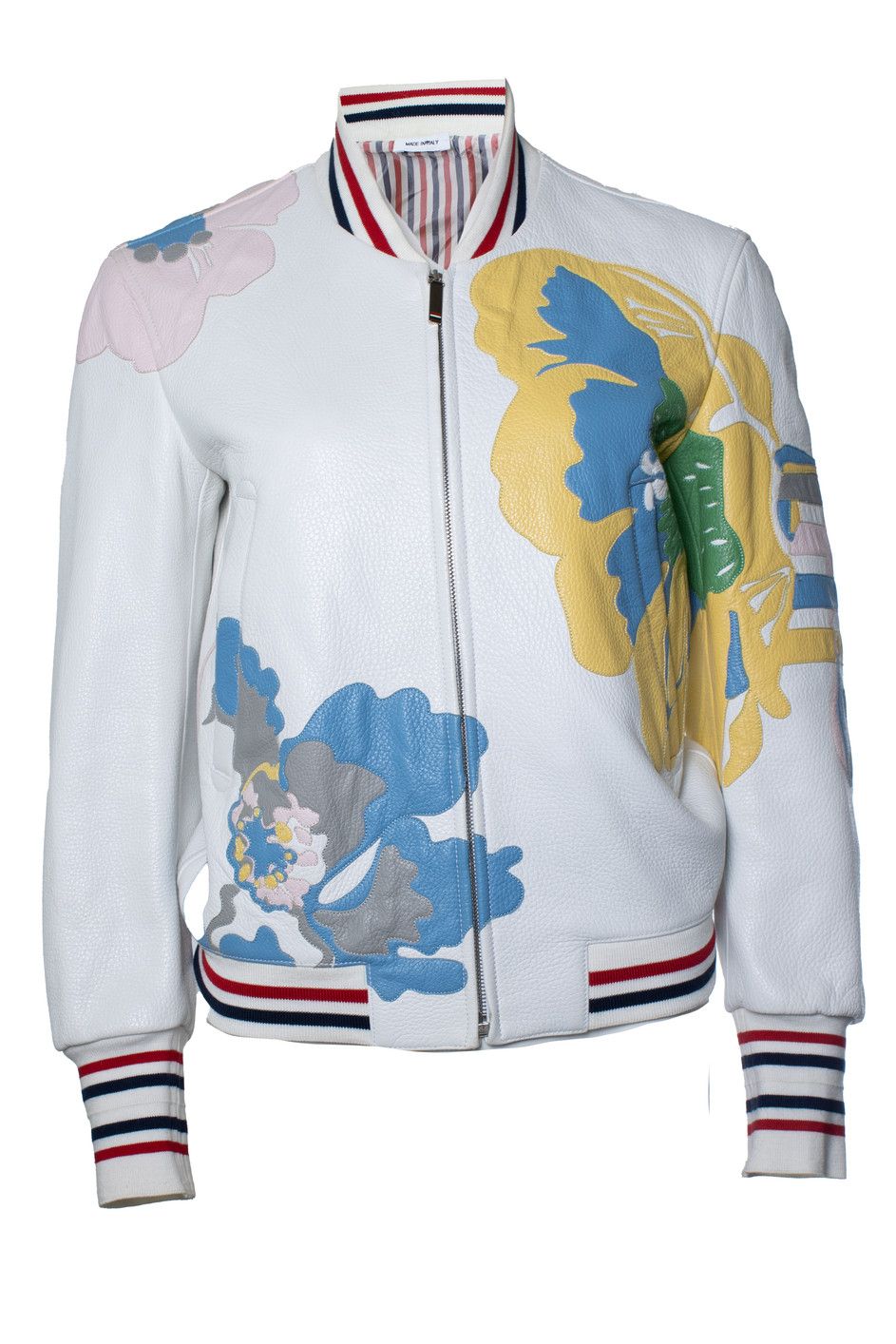 Thom Browne Thom Browne, floral lamb leather bomber jacket Size M / US 6-8 / IT 42-44 - 1 Thumbnail