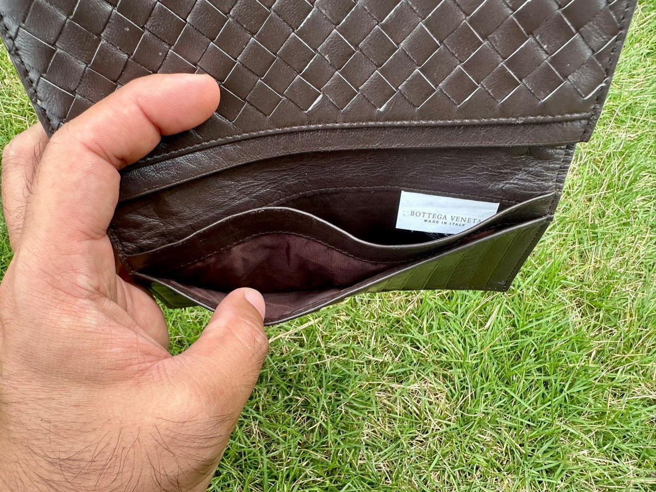 Bottega Veneta Authentic Bottega Veneta Intrecciato Leather Long Wallet Size ONE SIZE - 5 Thumbnail