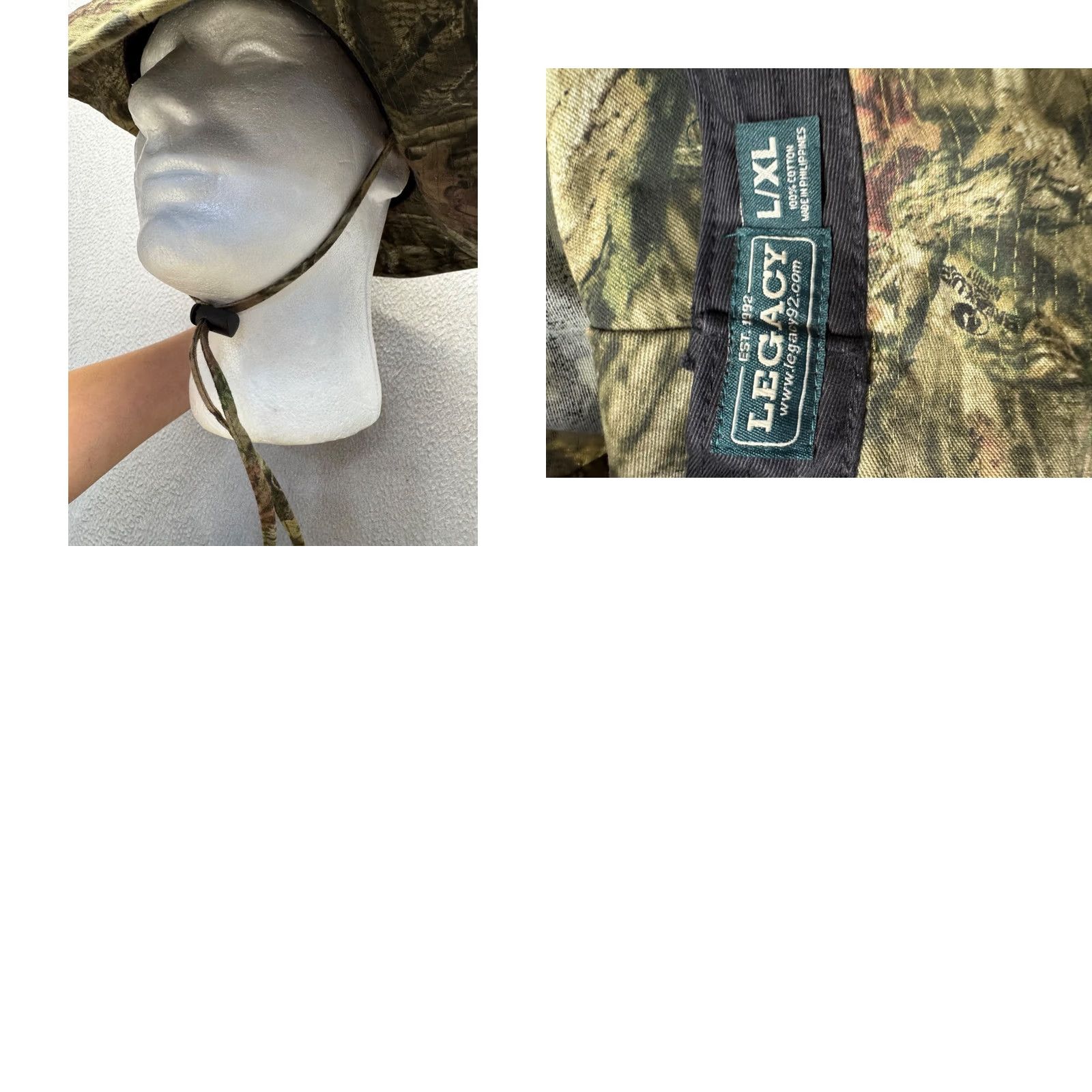 Our Legacy Legacy Boonie Hat Camo L Mens Adjustable Chin Strap Outdoor All Season Size ONE SIZE - 8 Thumbnail