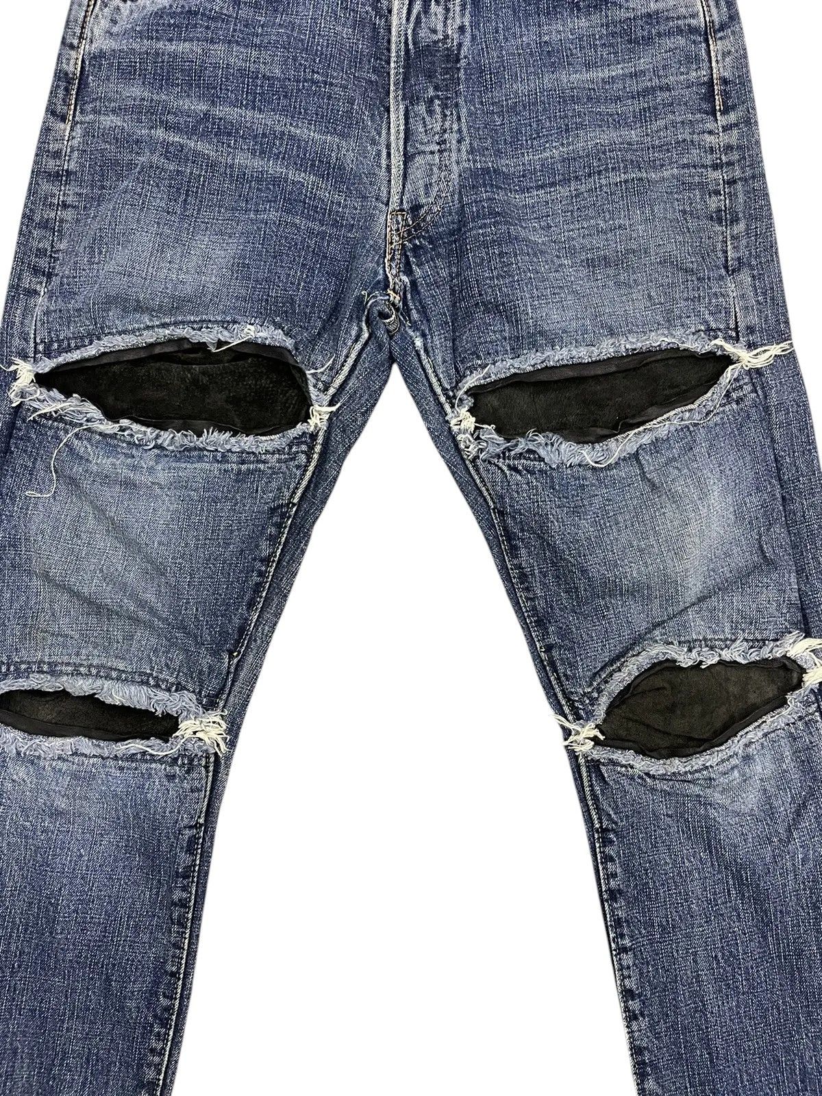 Full Count & Co. FULLCOUNT & CO. Japan 1414 Distressed Denim Size US 30 / EU 46 - 2 Thumbnail