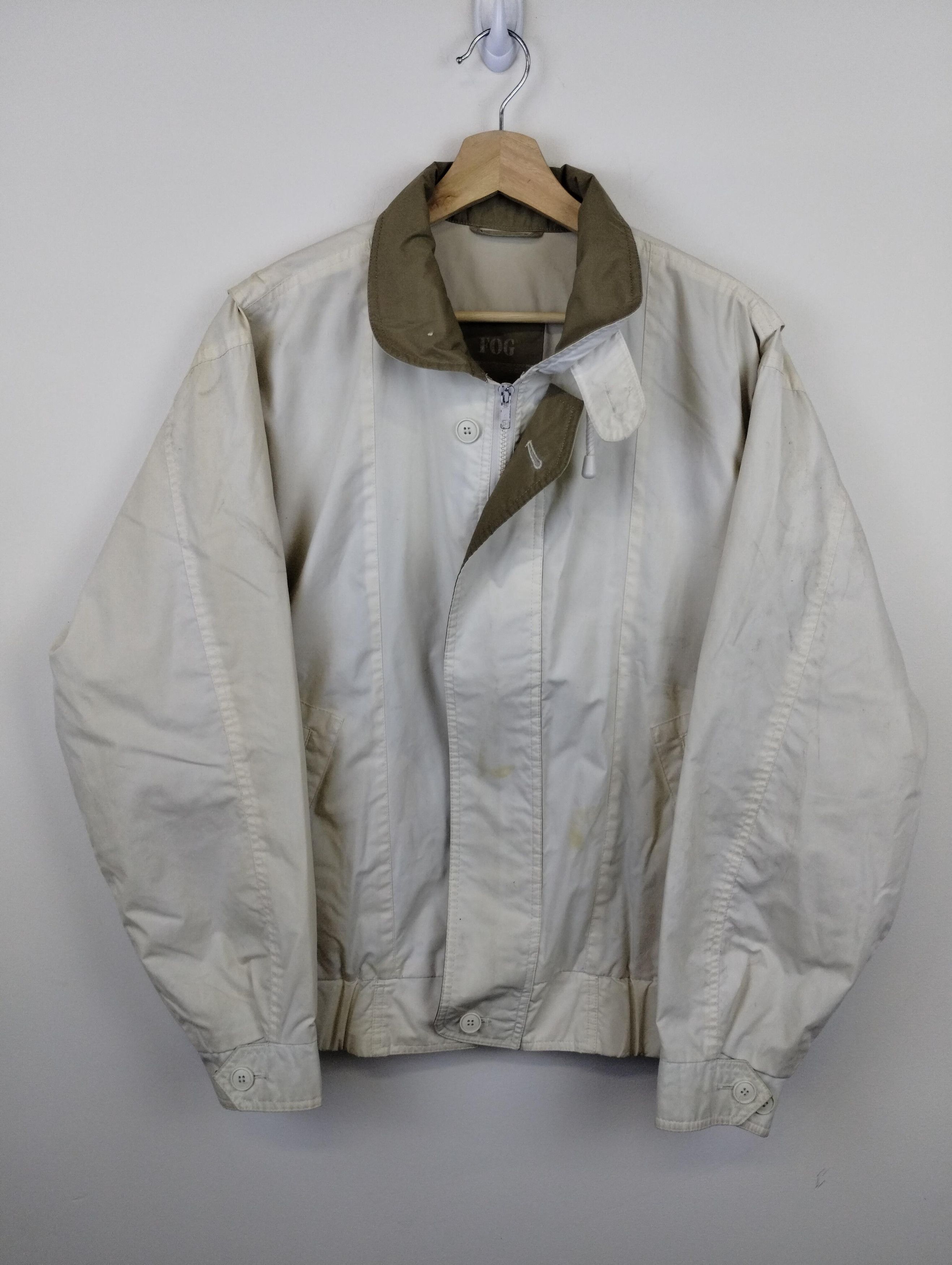 Vintage London FOG Distressed Harrington-Style Jacket