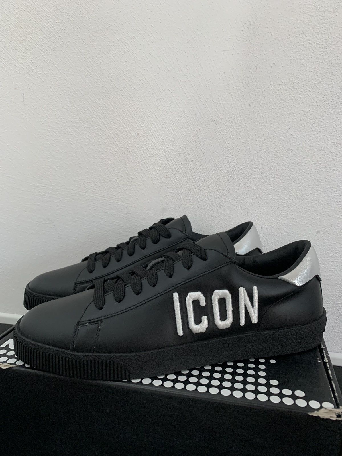 Dsquared2 D-Squared2 Leather Sneakers Size US 7 / EU 40 - 7 Thumbnail