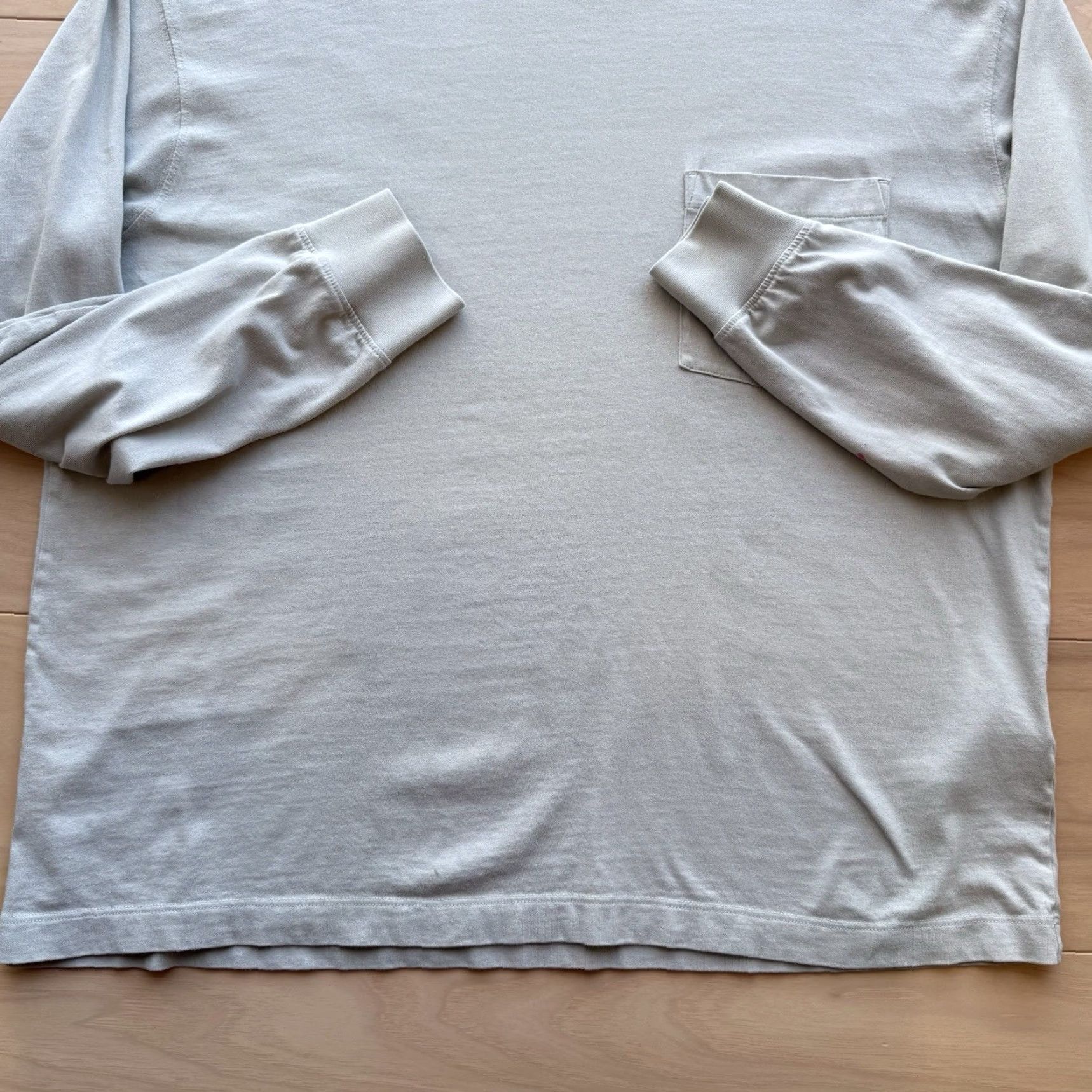 Kith Kith Shirt Long Sleeve Medium Light Gray Cotton M Men Crew Neck Logo Streetwear 90s USA American California New York Shirt Size US M / EU 48-50 / 2 - 6 Thumbnail