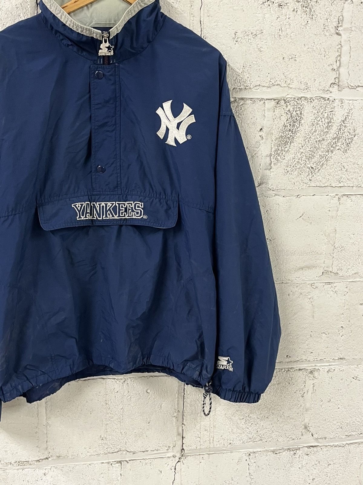 Starter Vintage NY yankees starter jacket 90s streetwear sportswear Size US XL / EU 56 / 4 - 3 Thumbnail