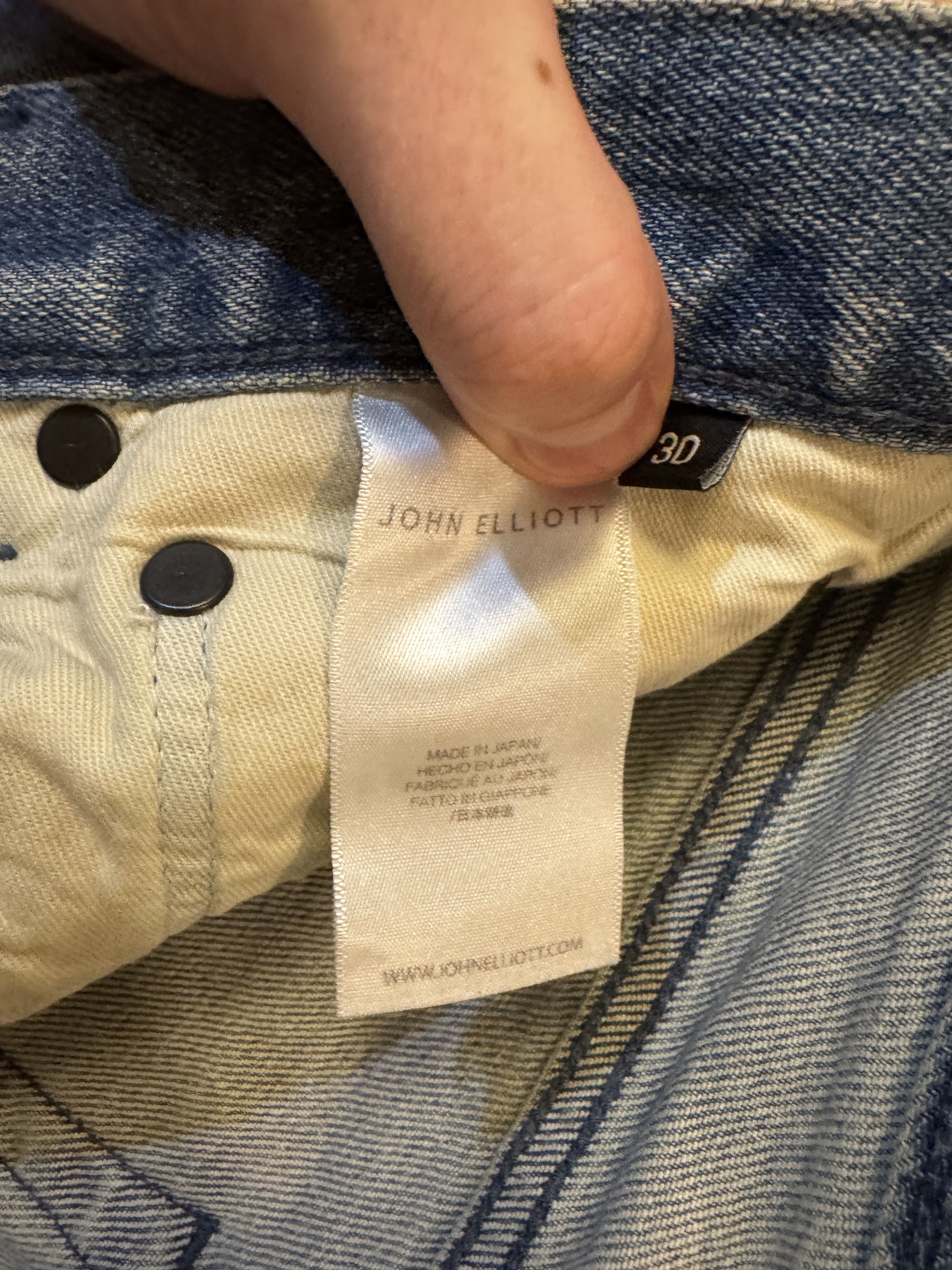 John Elliott The Cast 2 Denim Jeans Coast Size US 30 / EU 46 - 5 Thumbnail
