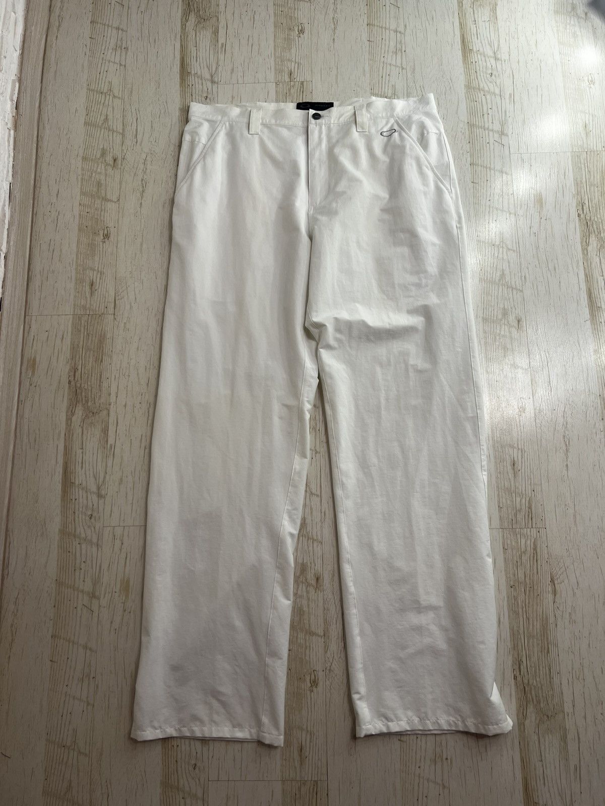 Oakley Oakley White Nylon Pants W38 L34 Technical Wide Leg Size US 38 / EU 54 - 1 Thumbnail