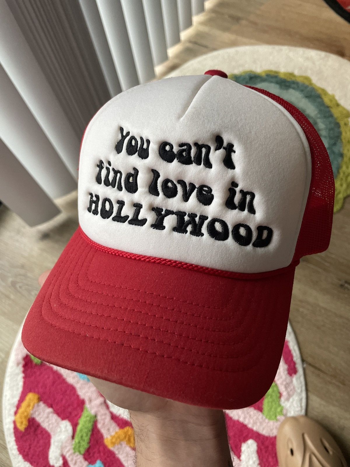 Wish Me Luck Wish me luck You can’t find love in Hollywood trucker Size ONE SIZE - 2 Thumbnail
