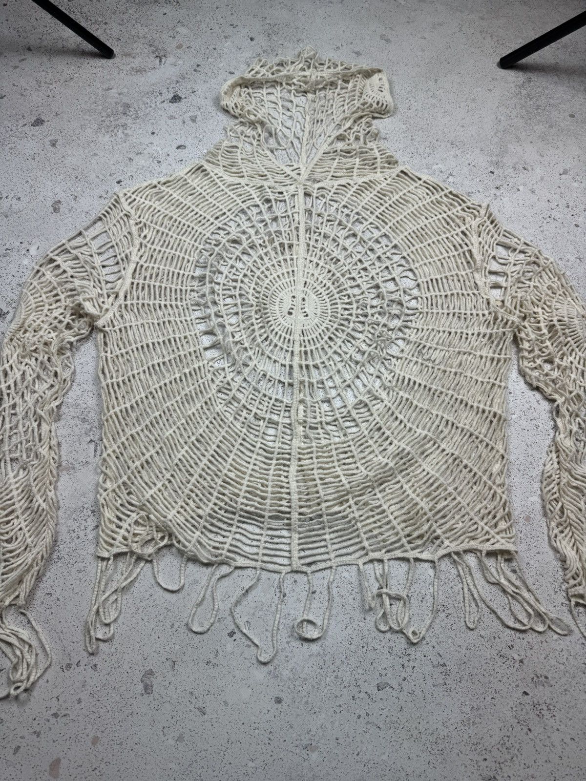 Japanese Brand Japanese Mesh Spider Undercover Style Knit Sweater Archive Size US L / EU 52-54 / 3 - 5 Thumbnail