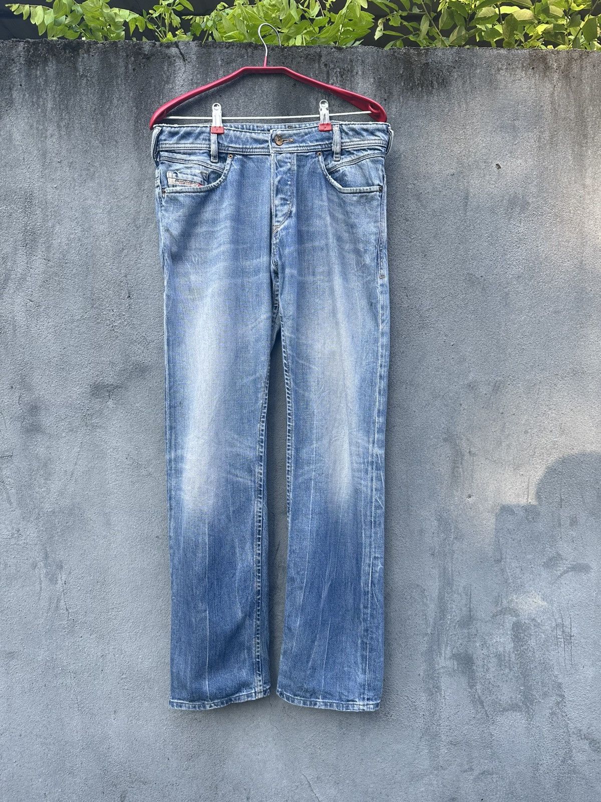 Diesel 👹Vintage Diesel Poiak Straight Cut Jeans Size US 29 - 2 Thumbnail