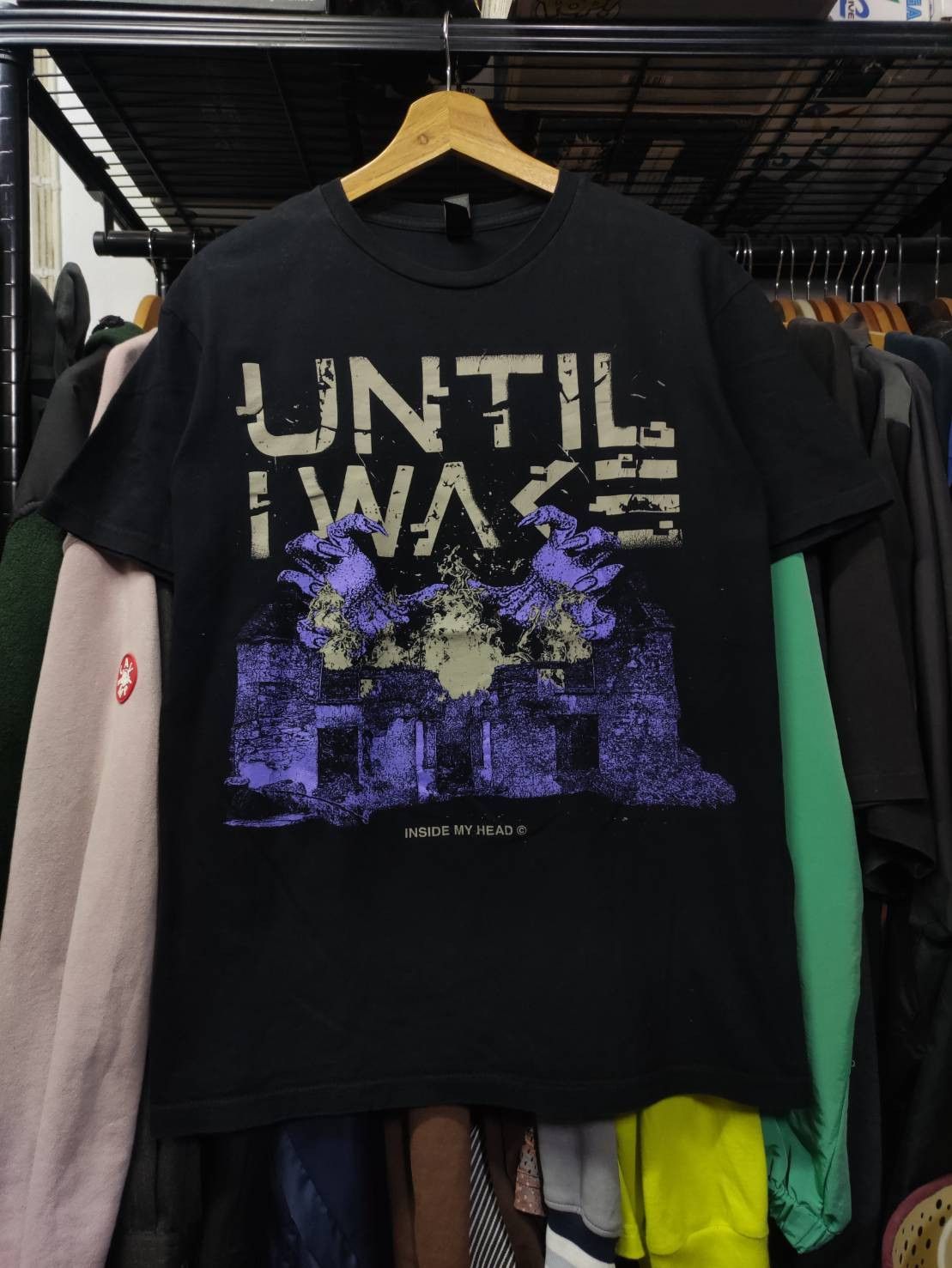 Band Tees Until I Wake Band " Inside My Head " Single Promo T-Shirt Size US M / EU 48-50 / 2 - 2 Thumbnail