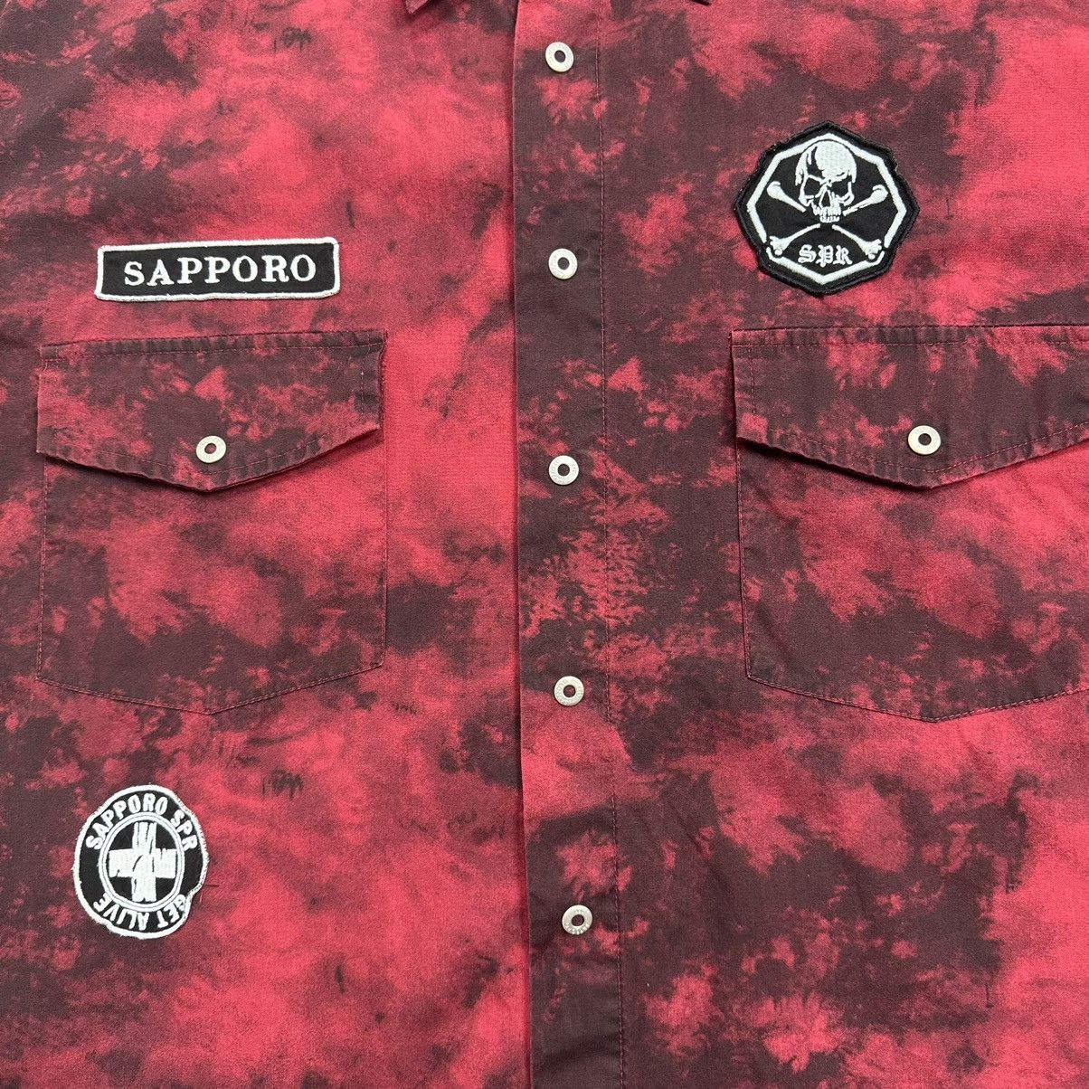 Affliction Vintage Japanese Affliction Style Skull Acid Wash Shirt Size US XL / EU 56 / 4 - 5 Thumbnail