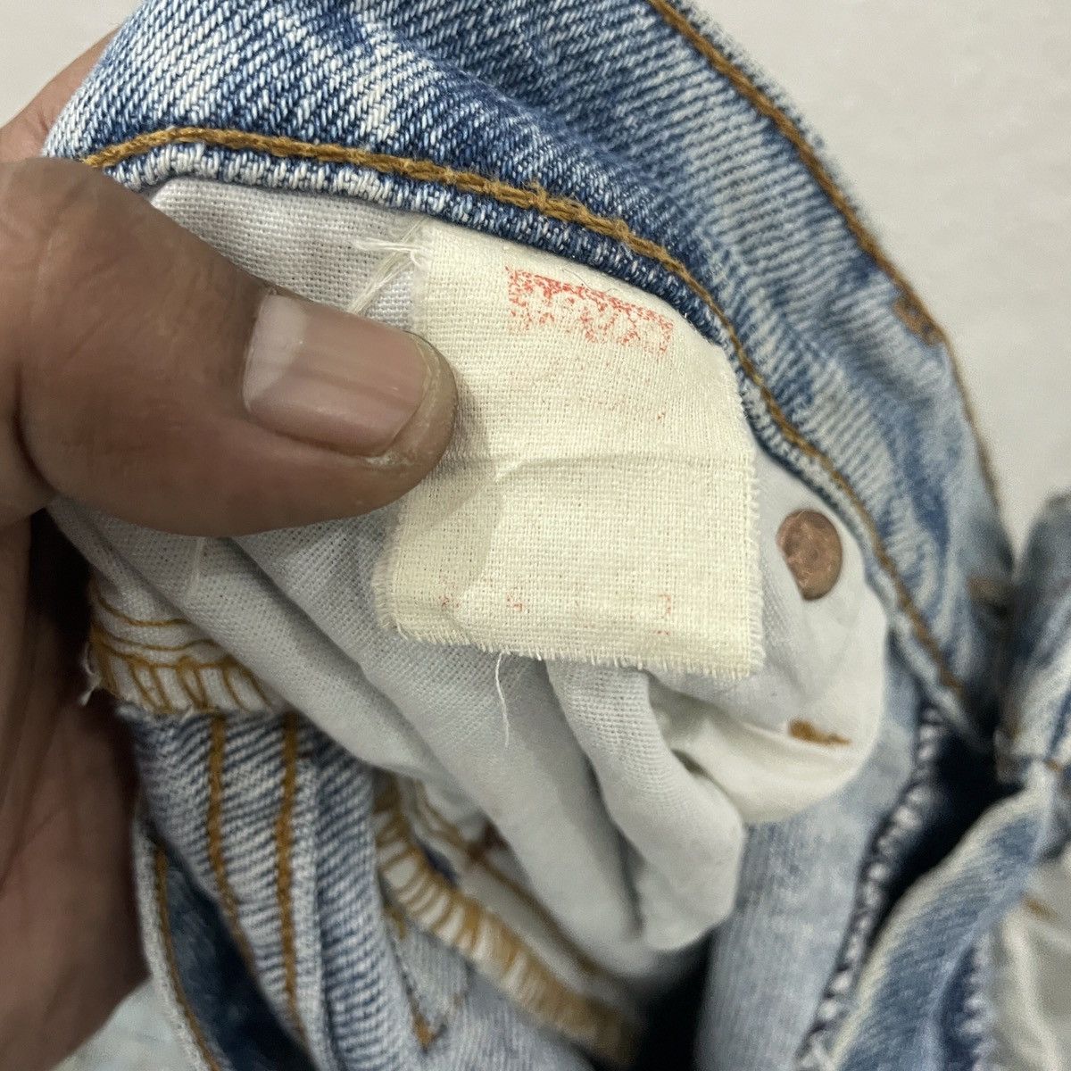 Levi's Vintage 90s Levis Button 525 Distressed Denim Size US 31 - 6 Thumbnail