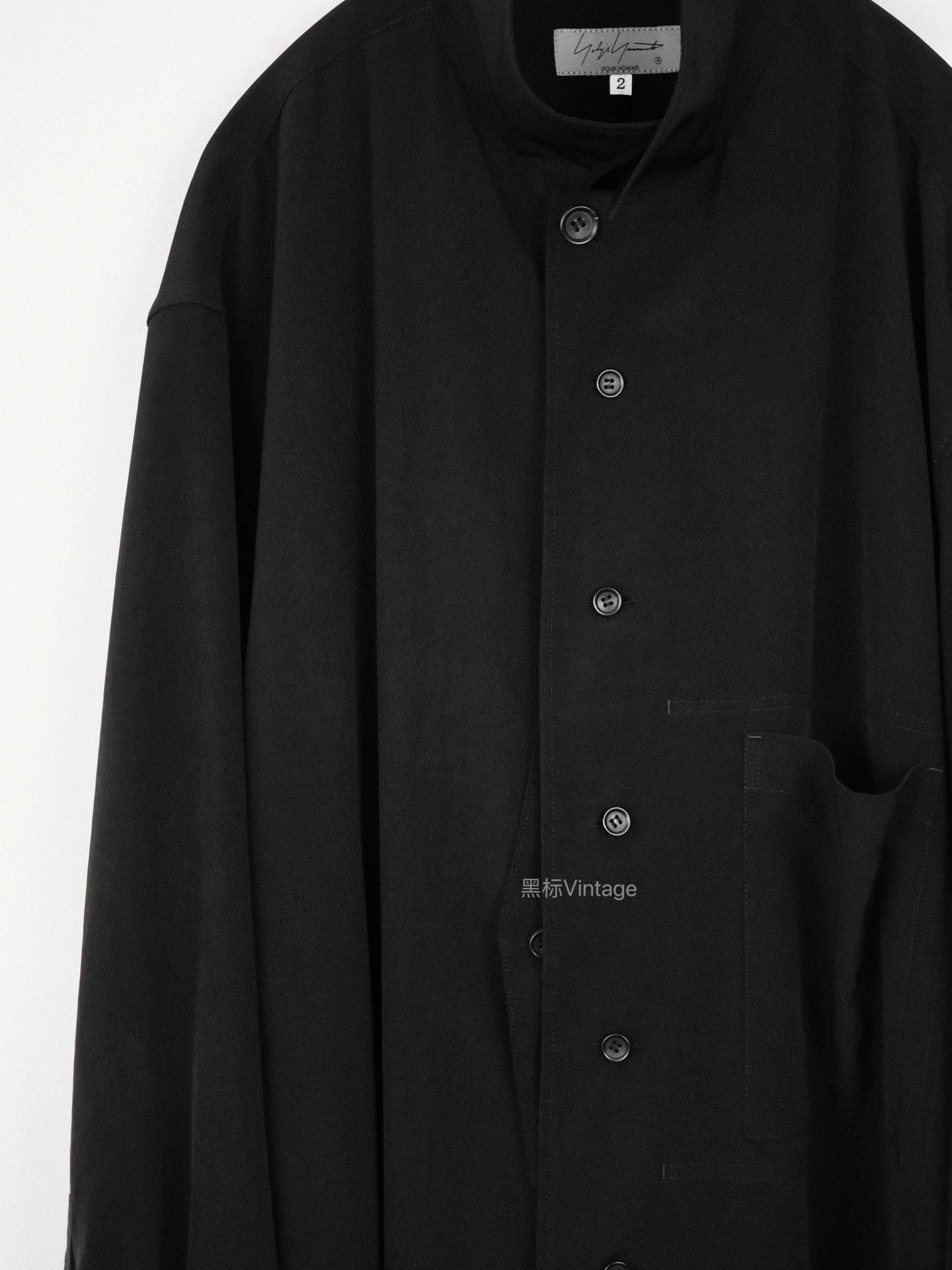 Yohji Yamamoto Yohji Yamamoto 23ss Vintage Triacetate Long Tab Shirt Men Size US M / EU 48-50 / 2 - 4 Thumbnail