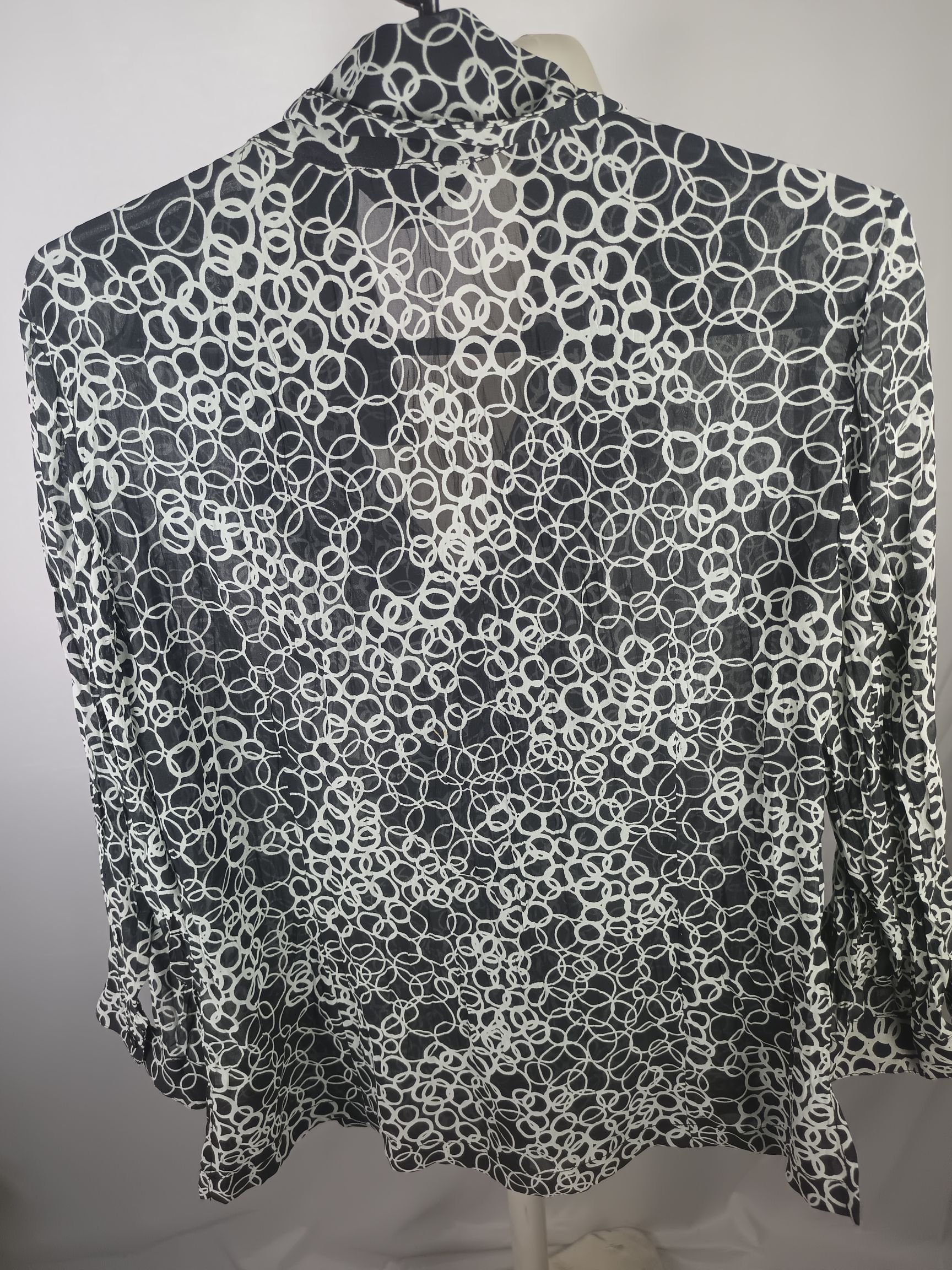Japanese Brand Daisy Rennes Ruffle V-Neck Top Blouse Womens Long Sleeve Size M / US 6-8 / IT 42-44 - 16 Thumbnail