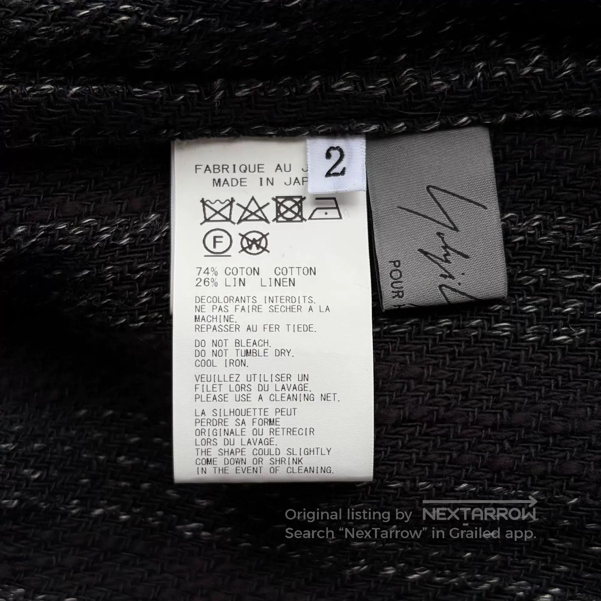 Yohji Yamamoto yohji yamamoto twisted long shirt. Size US S / EU 44-46 / 1 - 6 Thumbnail