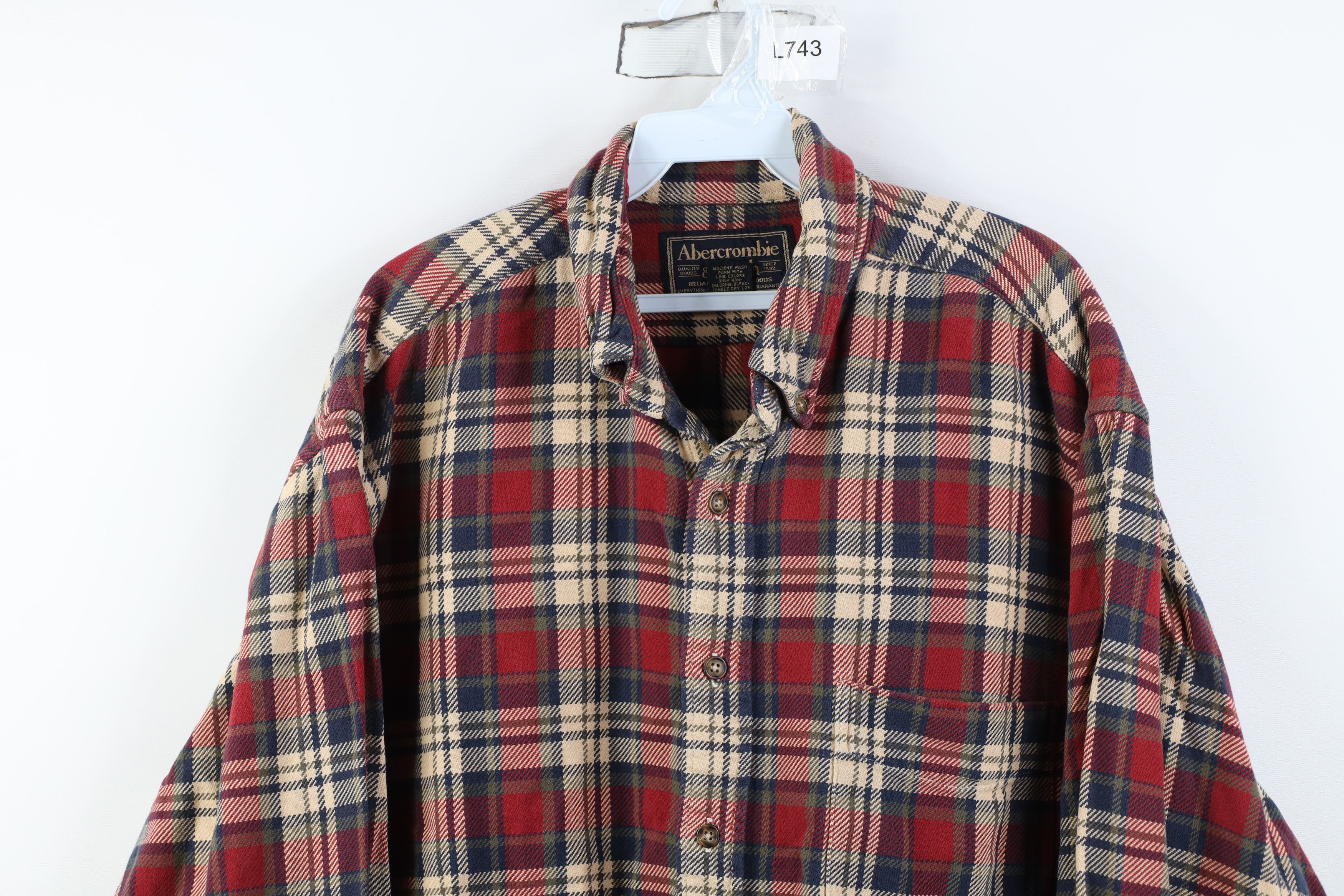 Abercrombie & Fitch Vintage 90s Abercrombie & Fitch Heavyweight Button Shirt Size US L / EU 52-54 / 3 - 2 Thumbnail