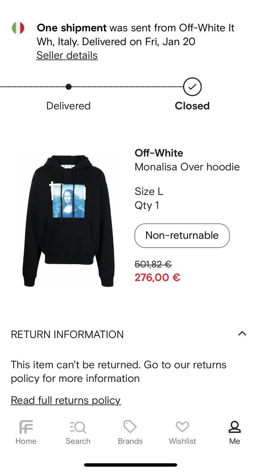 Off-White Off white mona lisa Size US L / EU 52-54 / 3 - 12 Thumbnail