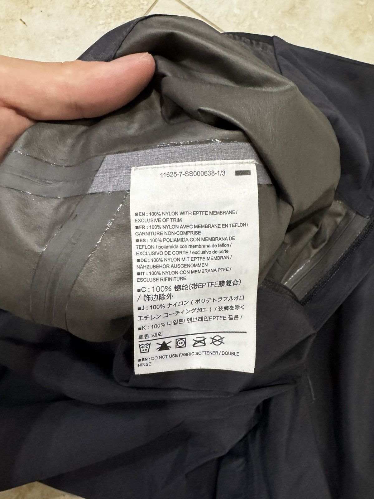 Arc'teryx Arc'teryx Zeta SL Pant Men Medium GoreTex Rain Zip Leg Black Size US 32 / EU 48 - 7 Thumbnail