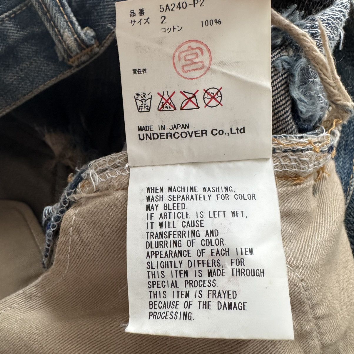 Undercover AW05 “Arts & Crafts” 85 Distressed Denim Size US 31 - 16 Thumbnail