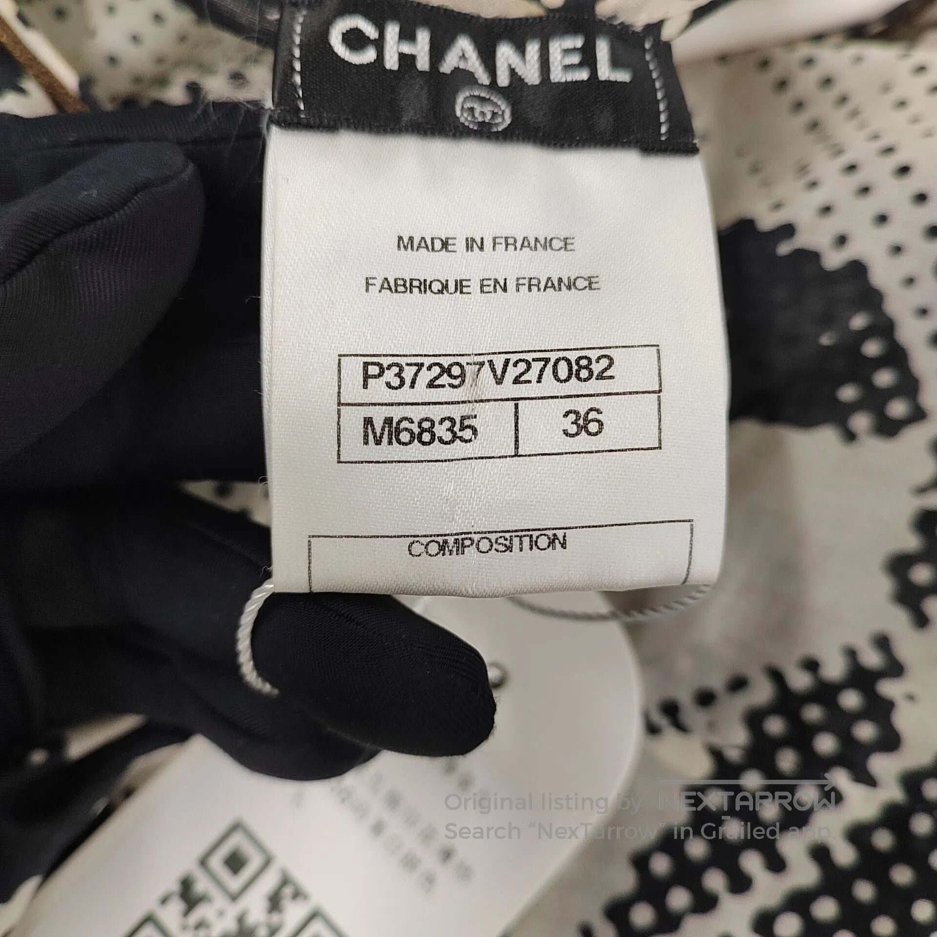 Chanel Chanel Silk Lion Large Double C Logo Ribbon Sleeve Dress| Size XS / US 0-2 / IT 36-38 - 8 Thumbnail