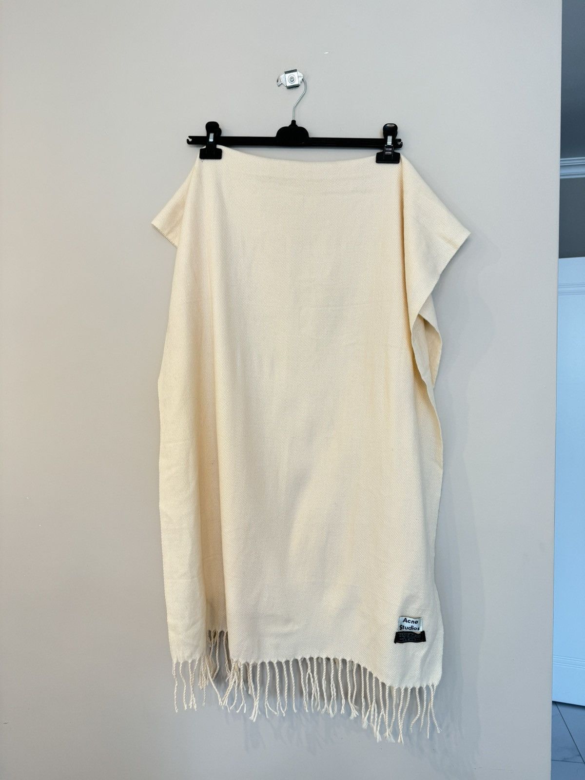 Acne Studios beige wool scarf vintage rare