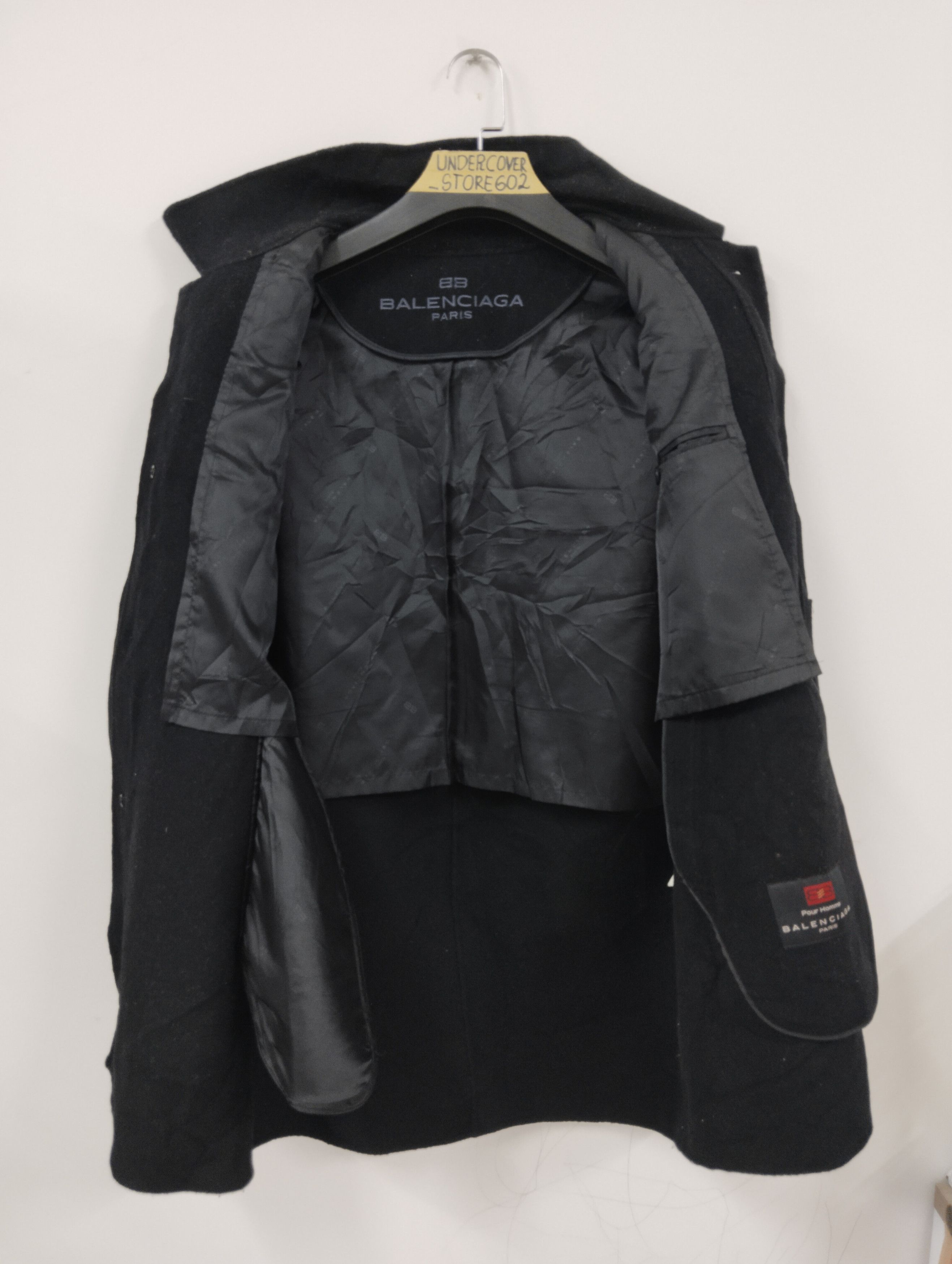 Balenciaga 🔥VINTAGE BALENCIAGA PARIS COAT WOOL Size US L / EU 52-54 / 3 - 5 Thumbnail