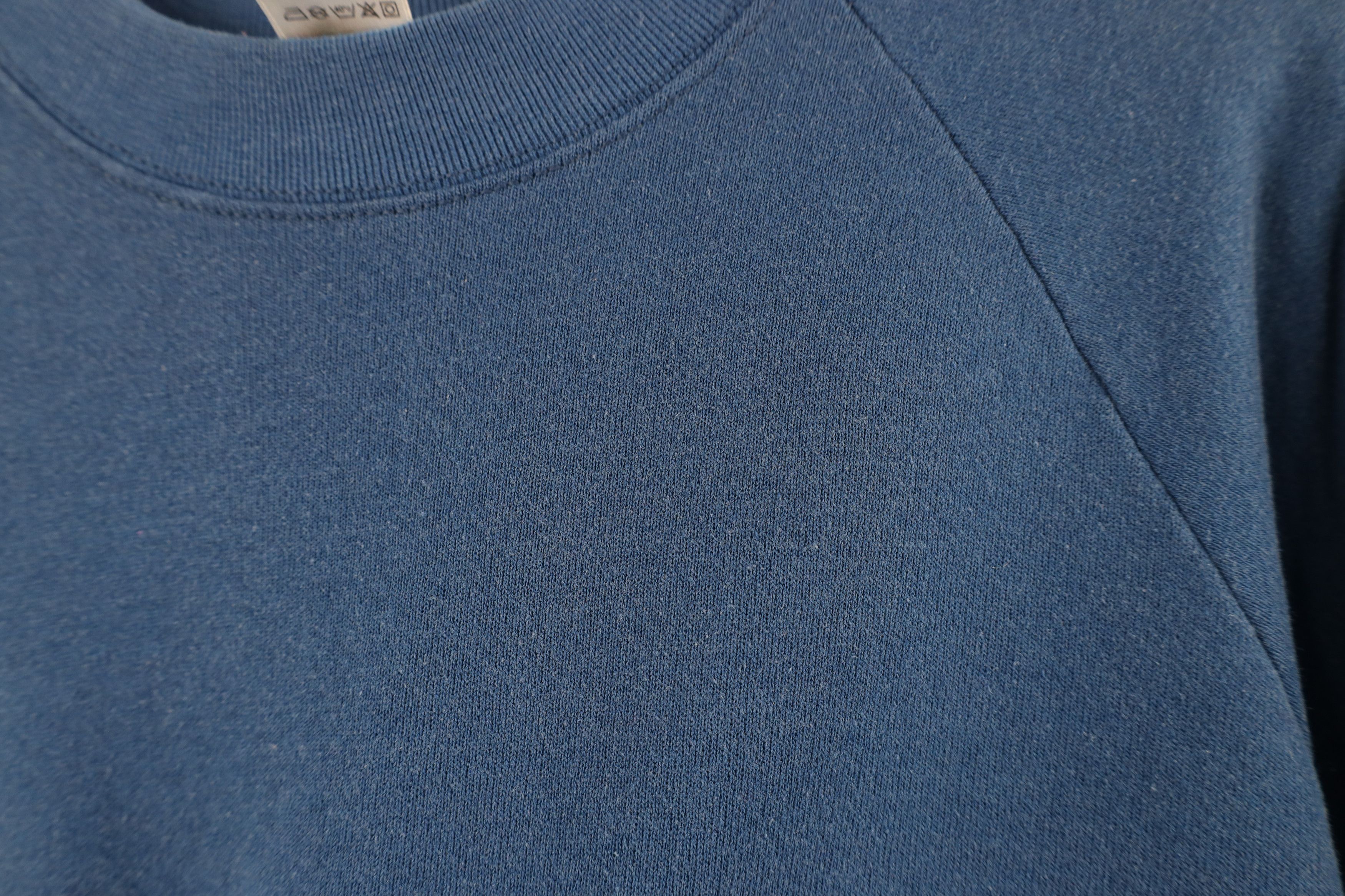 Vintage Vintage 90s Streetwear Raglan Crewneck Sweatshirt Blue USA Size US XL / EU 56 / 4 - 7 Thumbnail