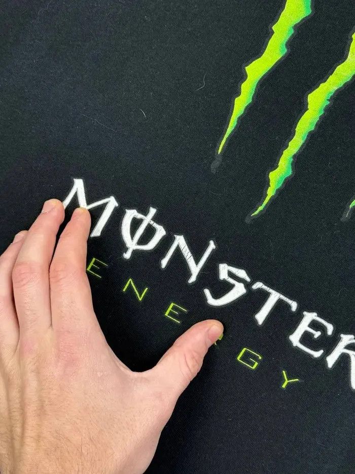 Vintage Vintage Monster Energy Big Logo T-Shirt Y2K Size US XL / EU 56 / 4 - 4 Thumbnail