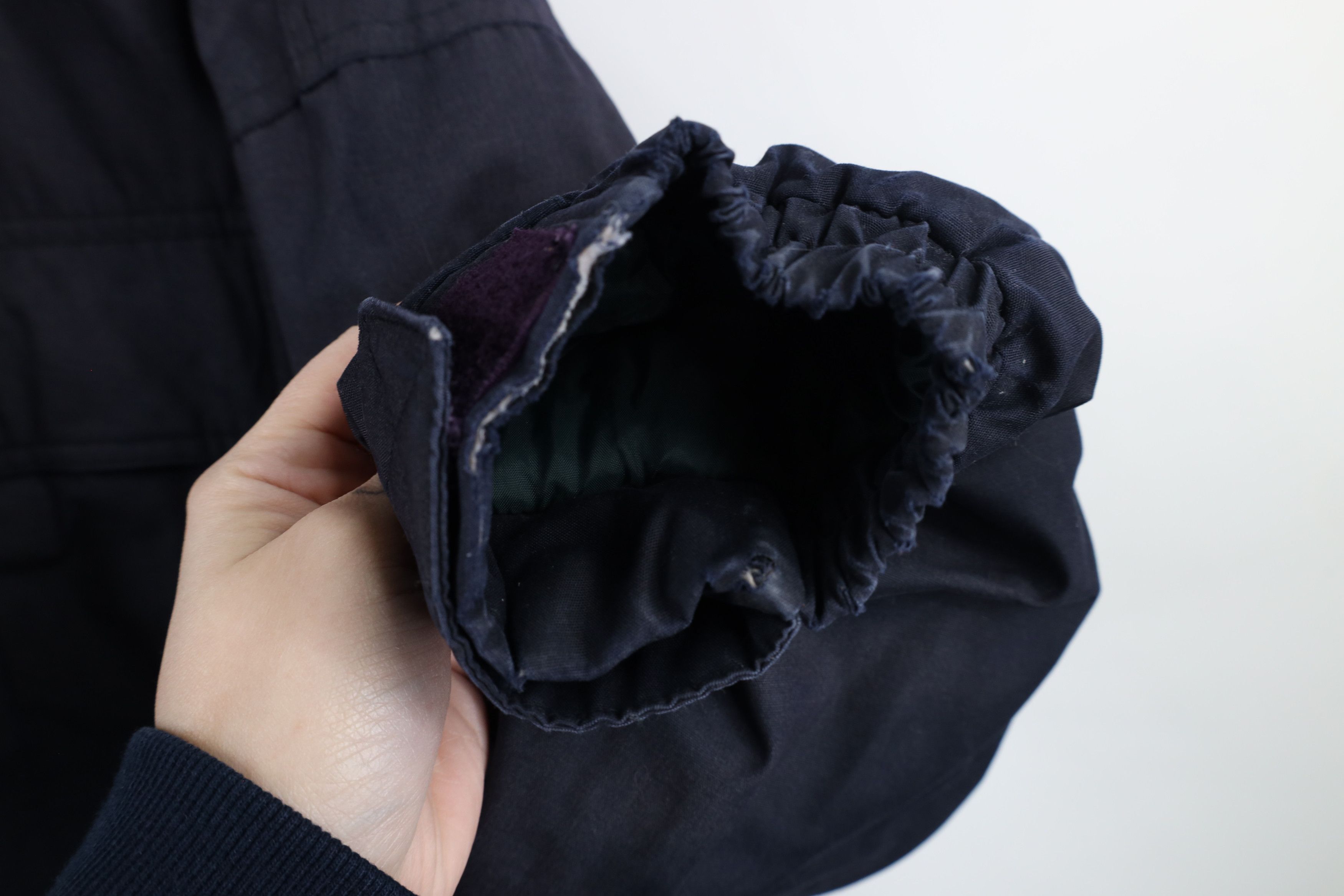 Vintage Vintage 90s Streetwear Wool Lined Heavy Hooded Parka Jacket Size US XL / EU 56 / 4 - 5 Thumbnail