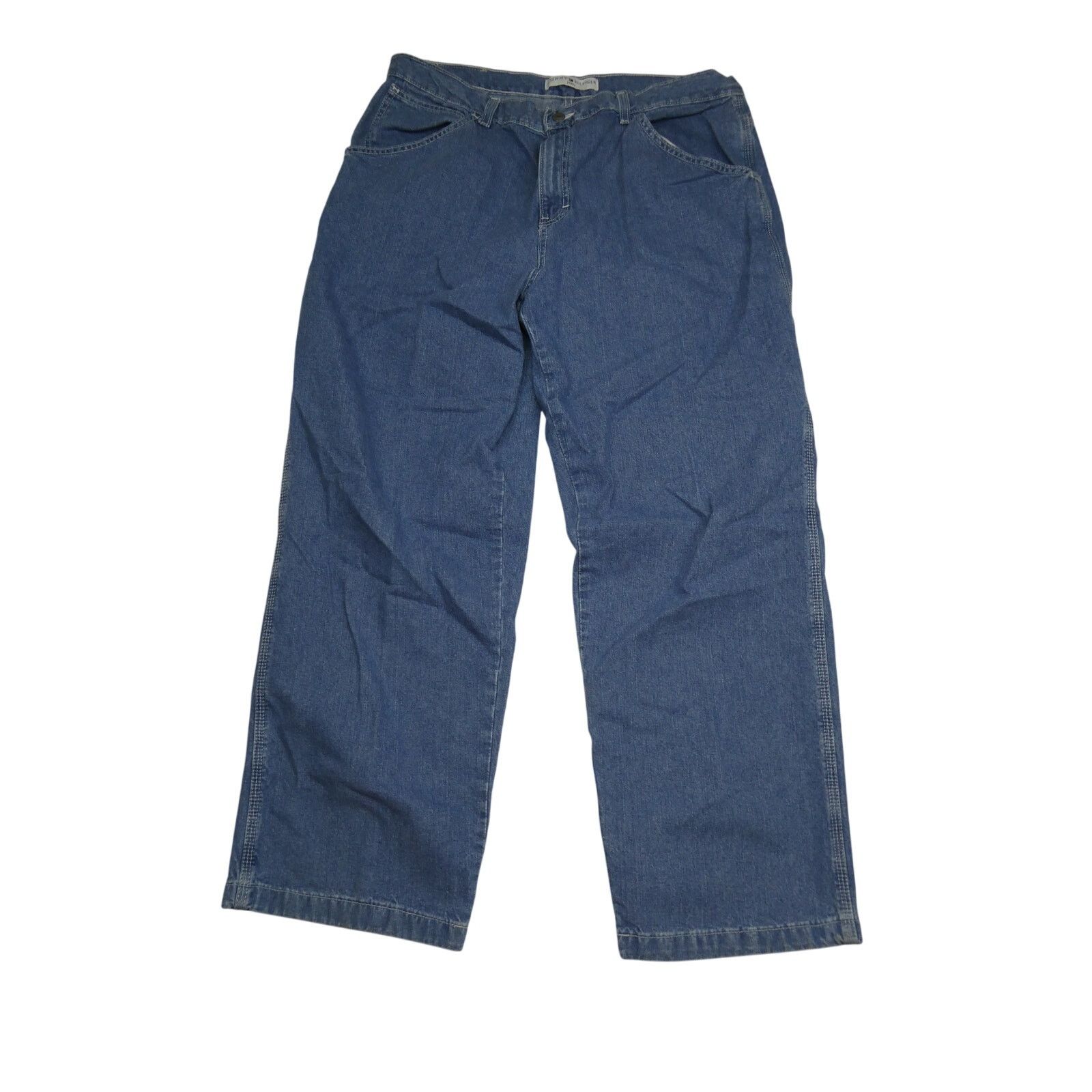 Tommy Hilfiger vintage 2002 Tommy Hilfiger carpenter jeans, size 16, loose Size 38" / US 16 / IT 52 - 1 Thumbnail
