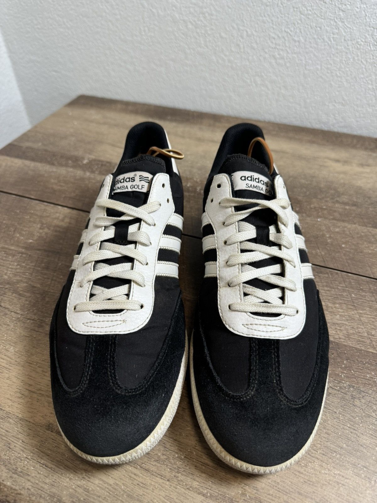Adidas Adidas Samba Golf Men Shoes 671809 Black White 2013 Sz 10.5 Size US 10.5 / EU 43-44 - 3 Thumbnail