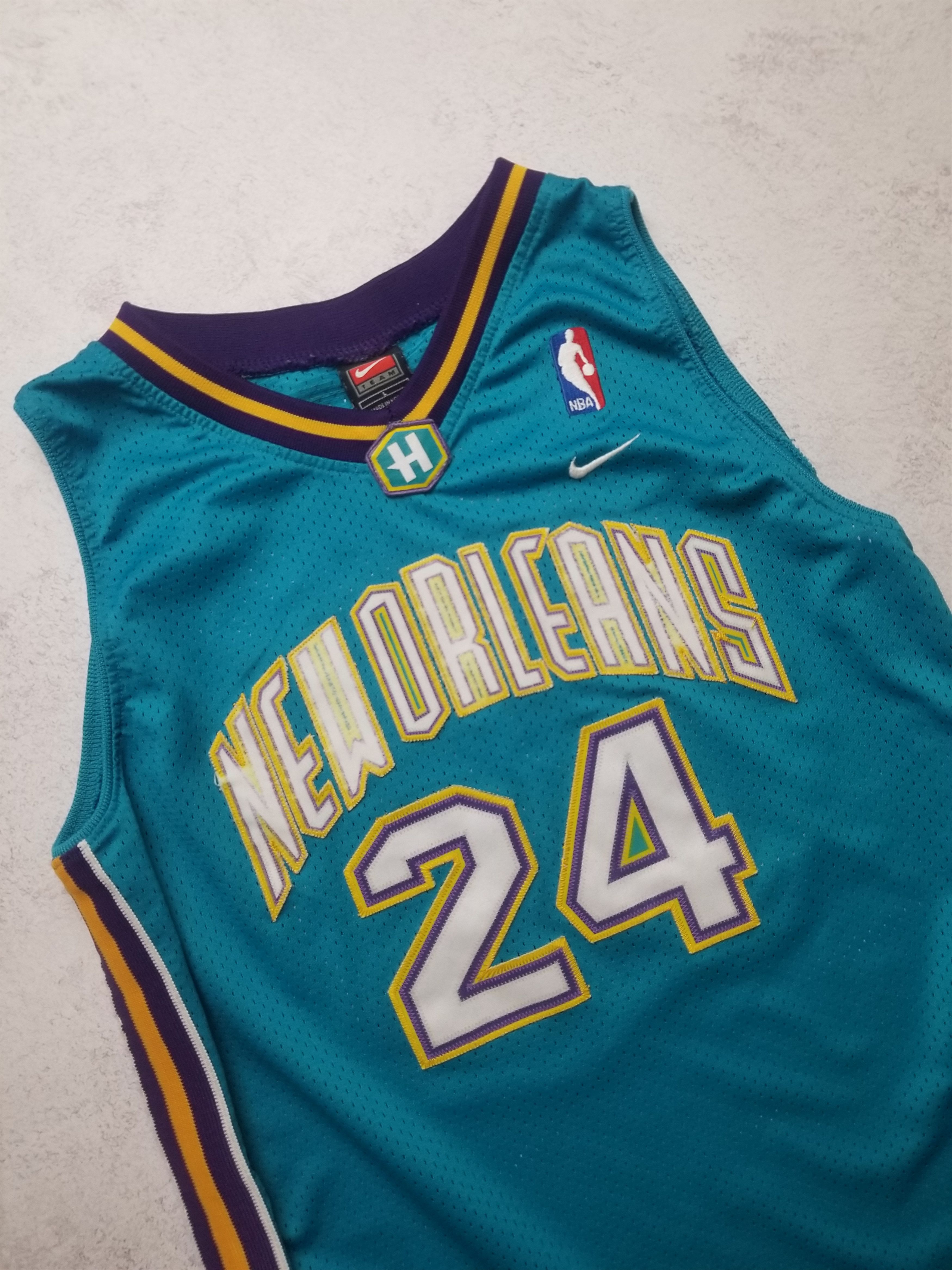 Nike Nike New Orleans Hornets Jamal Mashburn Jersey Size Youth L Size US XS / EU 42 / 0 - 11 Thumbnail