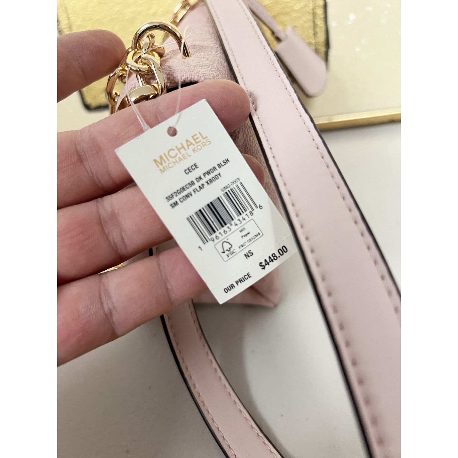 Michael Kors Michael Kors 35F2G0EC5B Cece Small Logo Shoulder Bag Size ONE SIZE - 7 Thumbnail