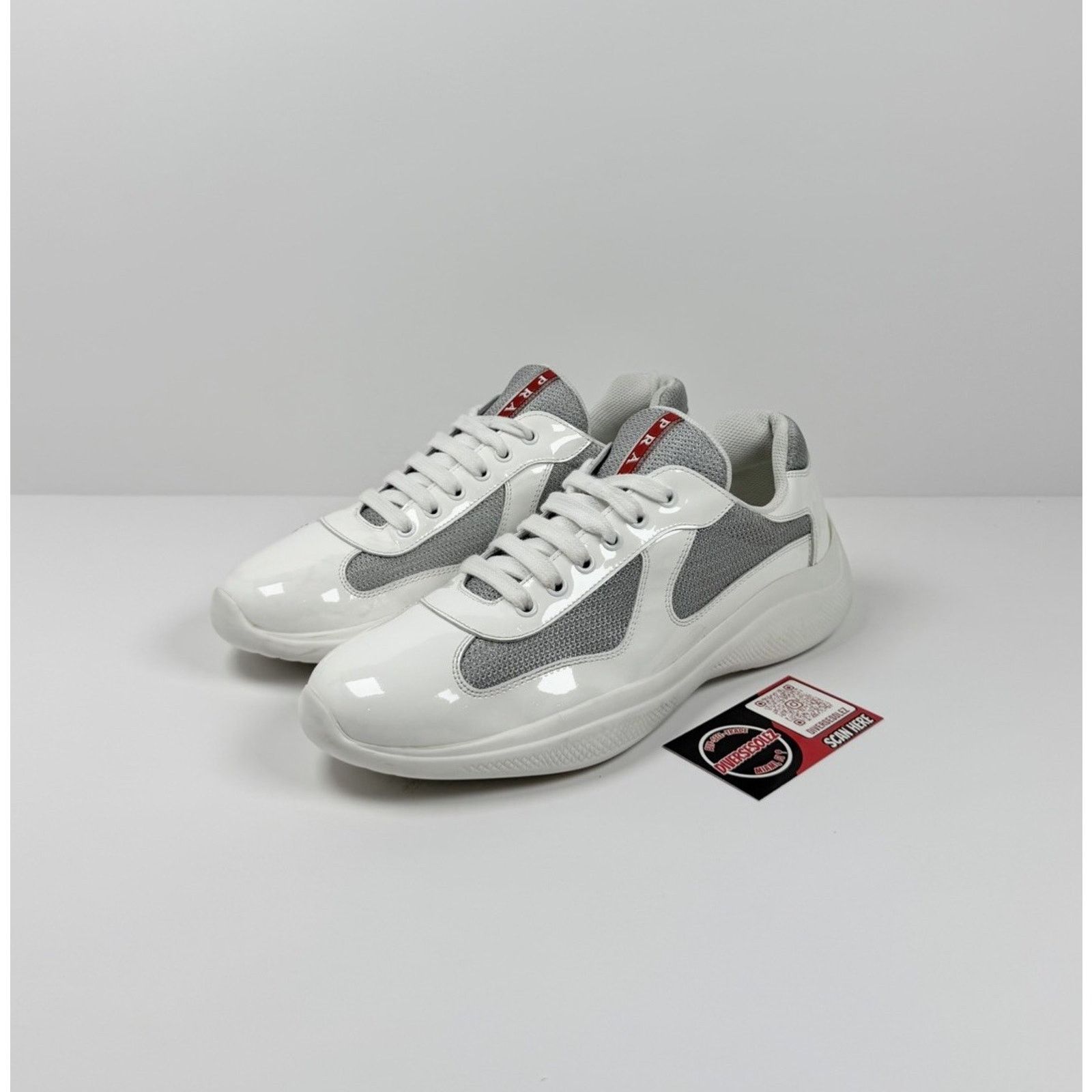 Size 7.5UK/8.5US - Prada Americas Cup Patent Leather