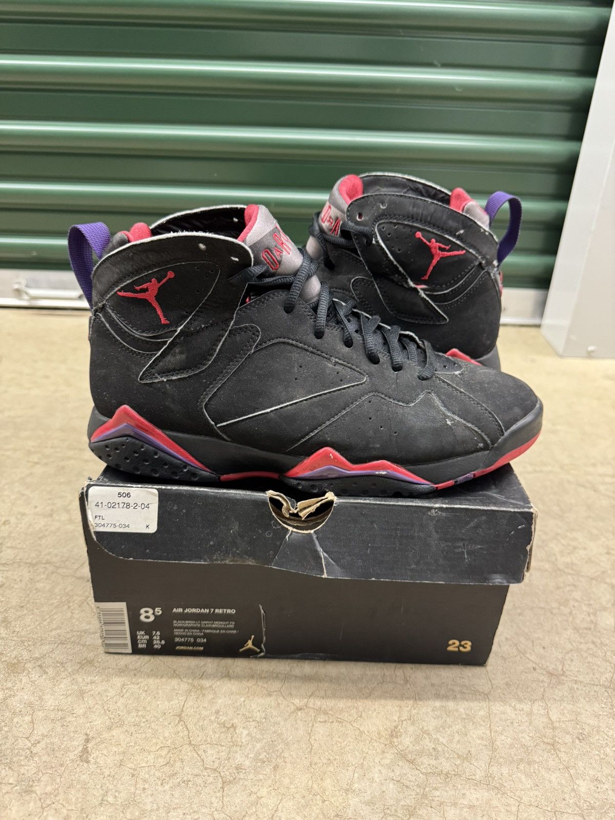 Jordan Retro Raptor 2012 Size