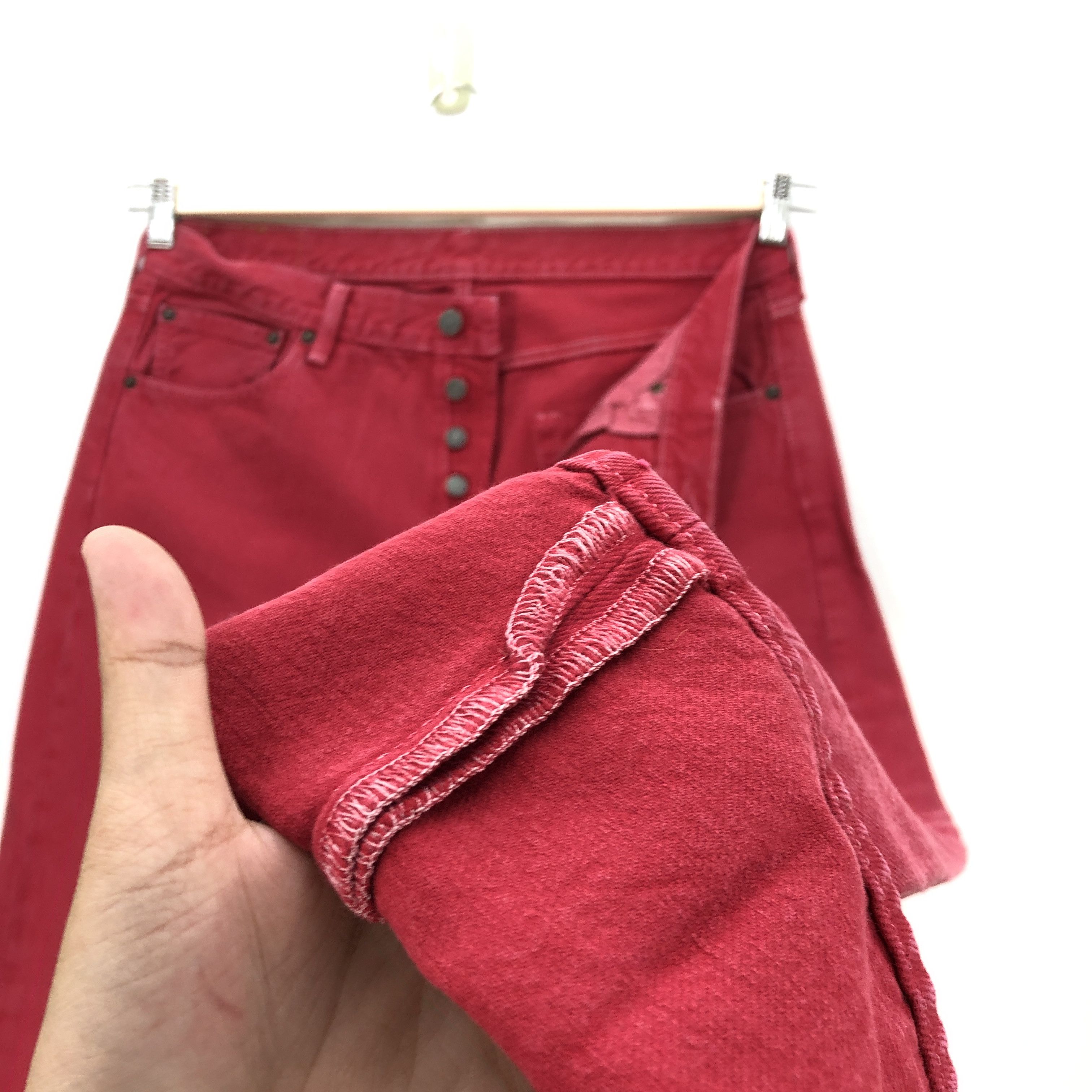 Levi's Vintage Levis Jeans Levi's 501 Denim Levis Red Colour Pants Size US 34 / EU 50 - 8 Thumbnail