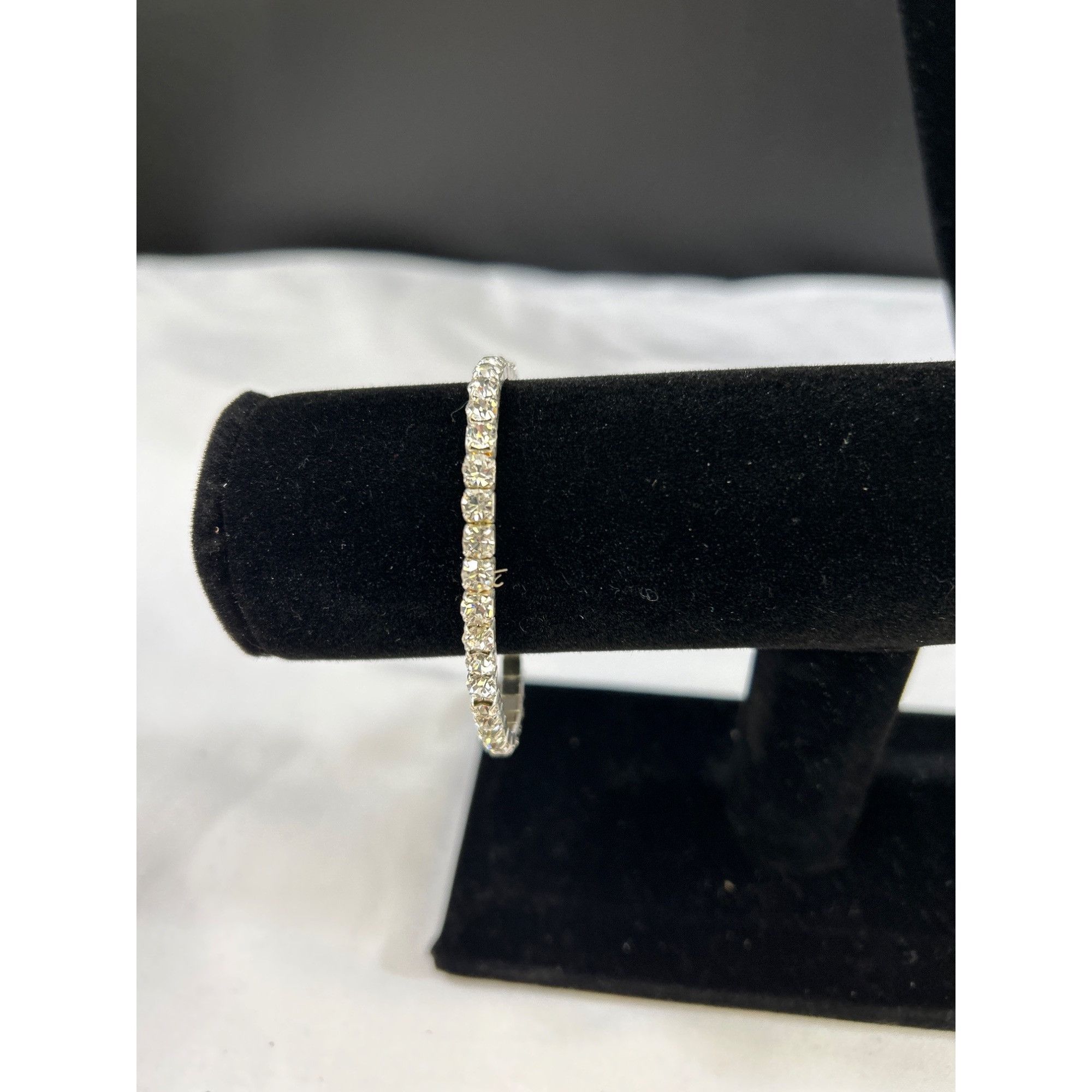 Other 3 Pcs/set women rhinestone Necklace, braclet and clip on e Size ONE SIZE - 2 Thumbnail