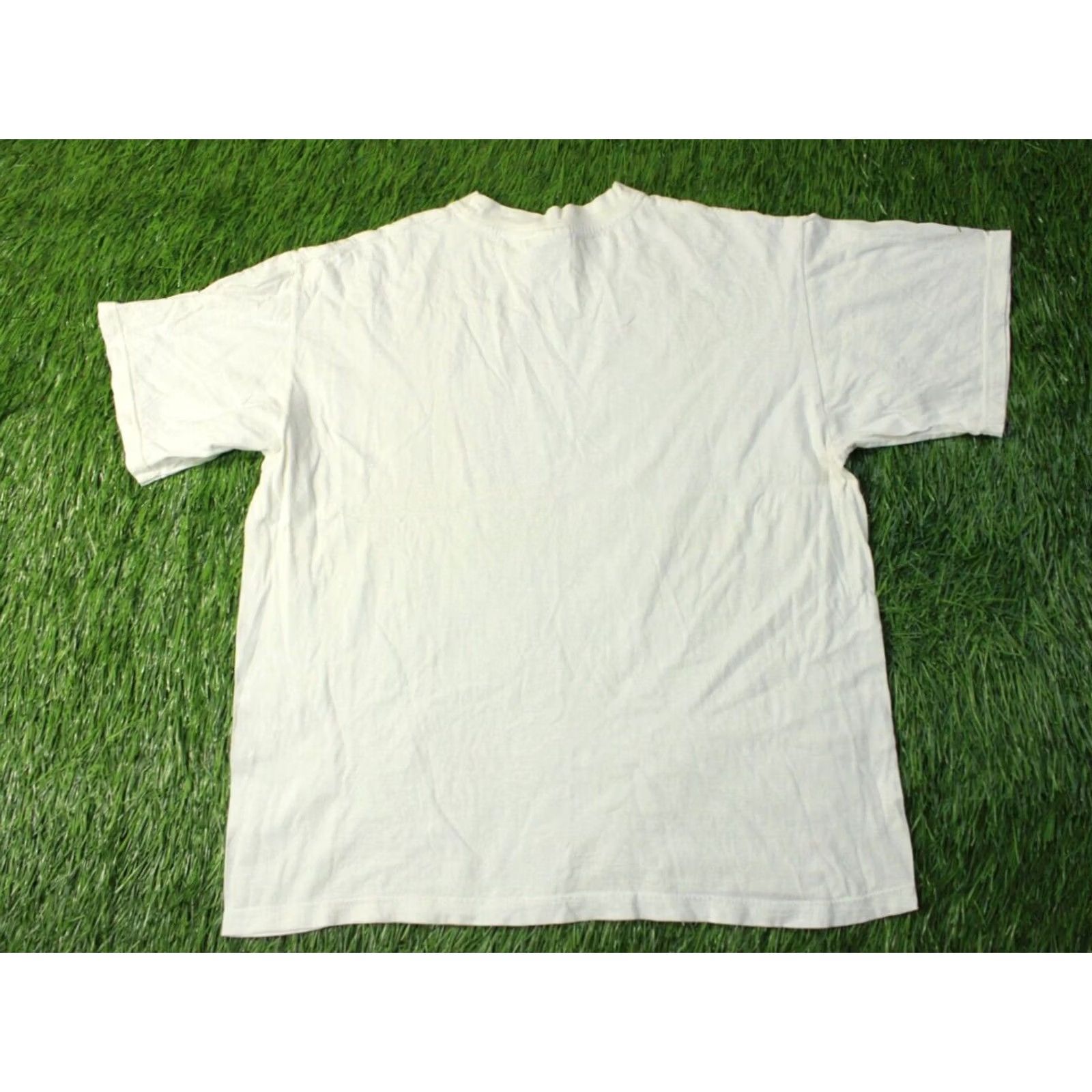 Vintage TANZA CAT 1999 VINTAGE SHIRT XL White Men Regular 1990s Official Product Bedankt Print CAT Decade 1999 USA Size US XL / EU 56 / 4 - 7 Thumbnail