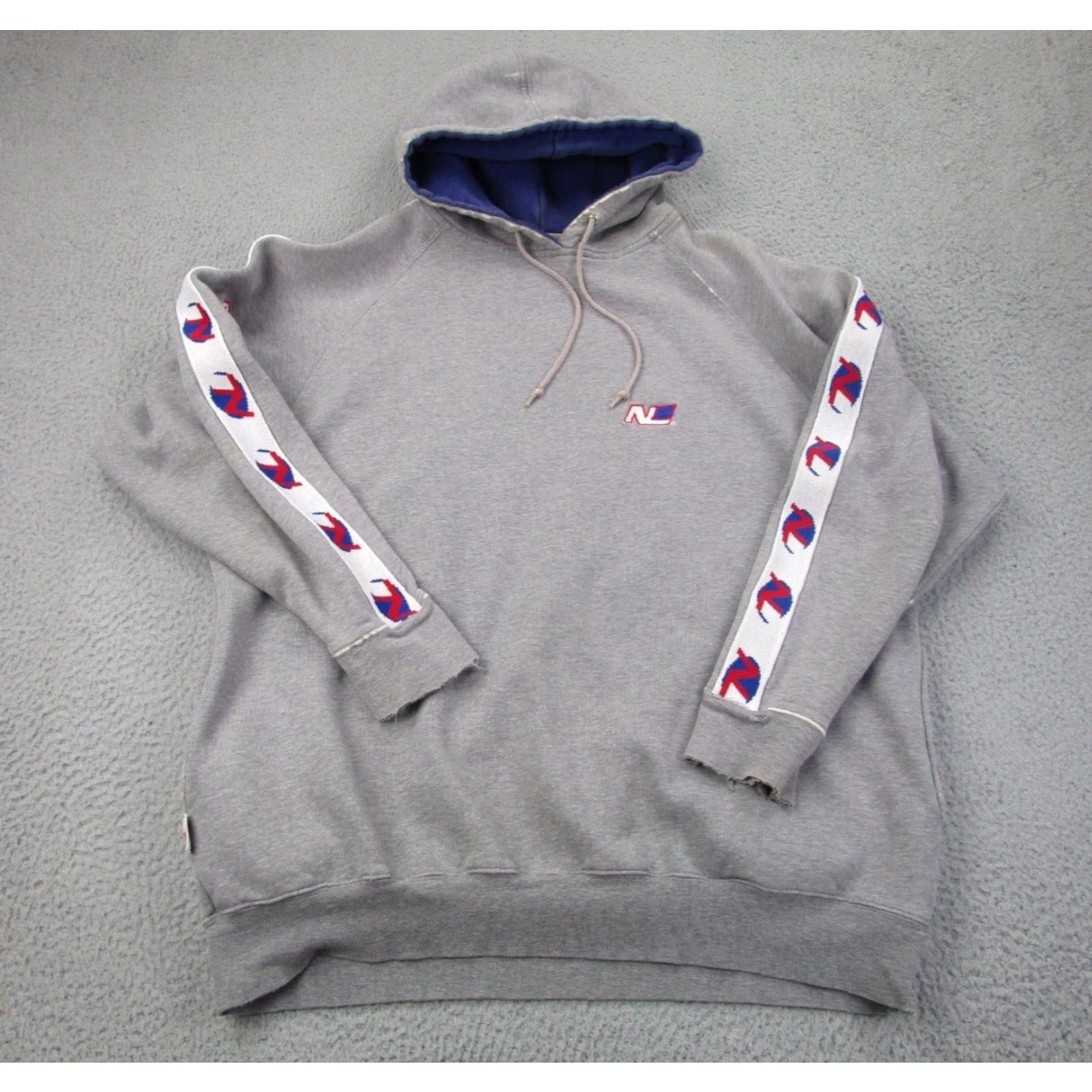 Vintage VINTAGE No Limit Soldier Hoodie Mens XL Gray Fleece Pockets Heavyweight Oversized Distressed 90s Hip Hop Sweatshirt Size US XL / EU 56 / 4 - 2 Thumbnail