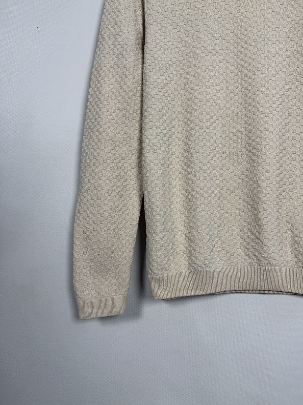 NN07 Men’s NN07 No Nationality Waffle Knit Sweatshirt Pullover XL Size US XL / EU 56 / 4 - 4 Thumbnail