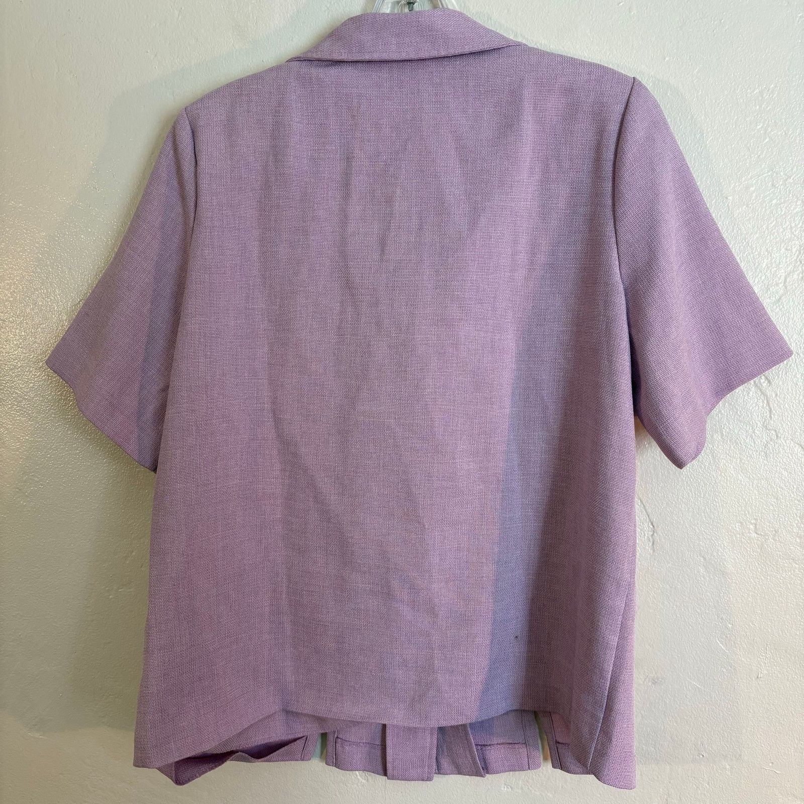 Other Alison Daley Lavender Purple Button Up Blouse Size L / US 10 / IT 46 - 4 Thumbnail