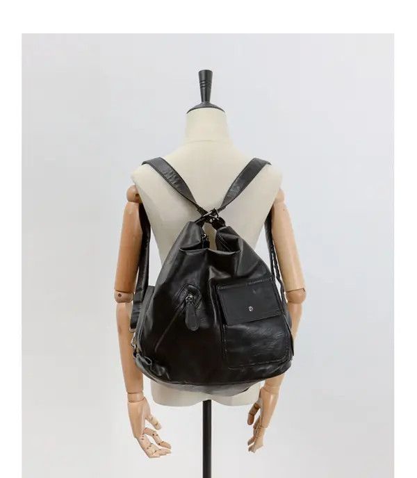 Japanese Brand Black Vintage Women Shoulder Bag Size ONE SIZE - 3 Thumbnail