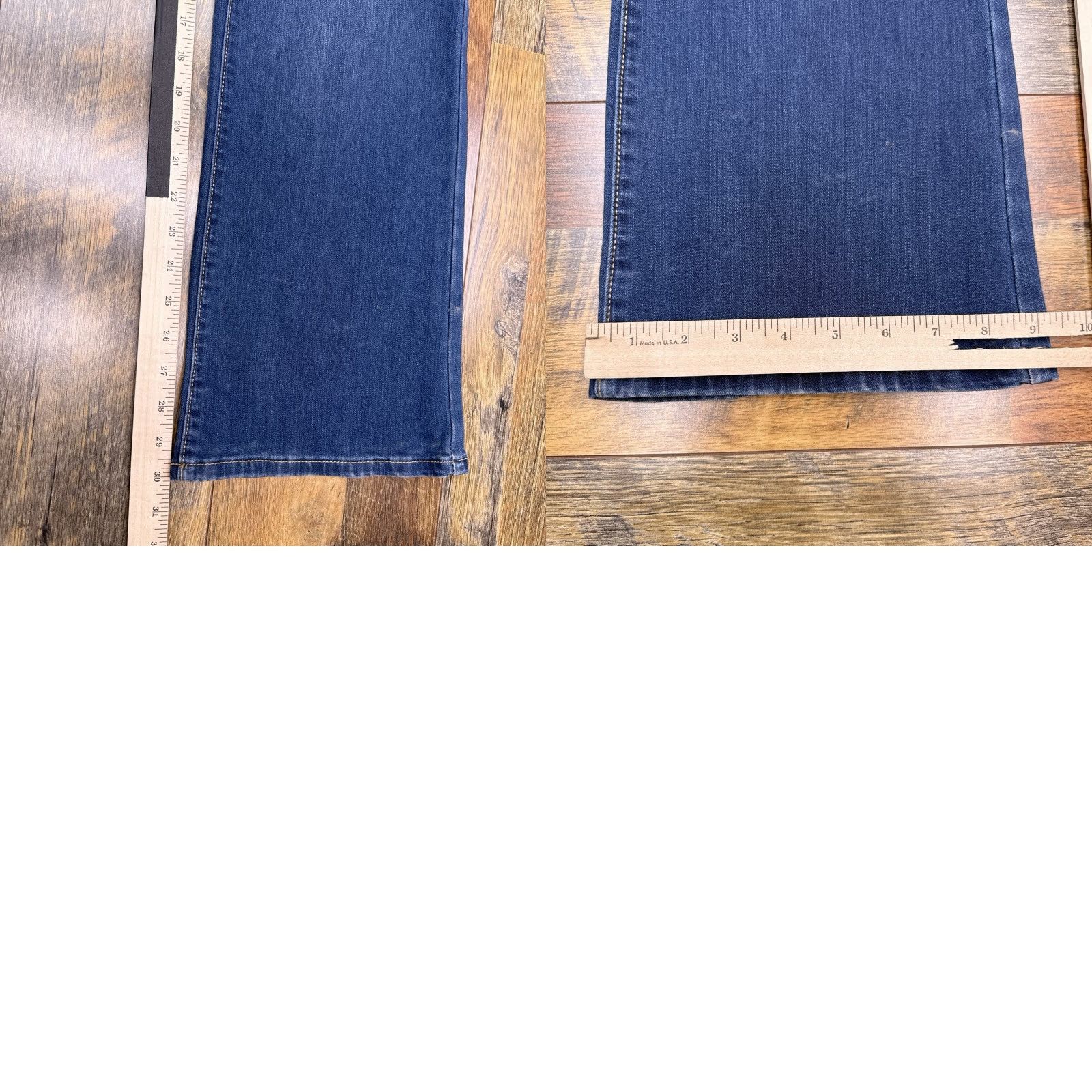 Vintage Sonoma Jeans Womens 16 Bootcut Mid Rise Stretch Denim 5-Pocket Blue Medium Inseam 30” Size 38" / US 16 / IT 52 - 9 Thumbnail