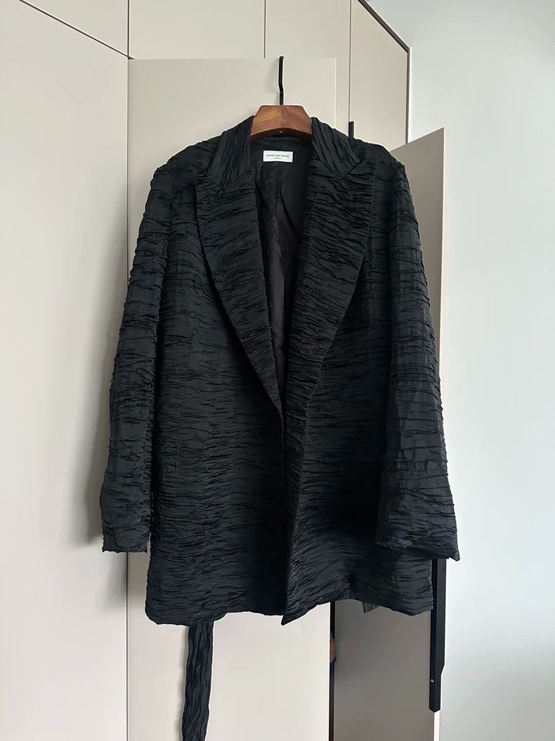 Dries Van Noten dries van noten black jacket 2502-Nextarrow Size US M / EU 48-50 / 2 - 1 Thumbnail