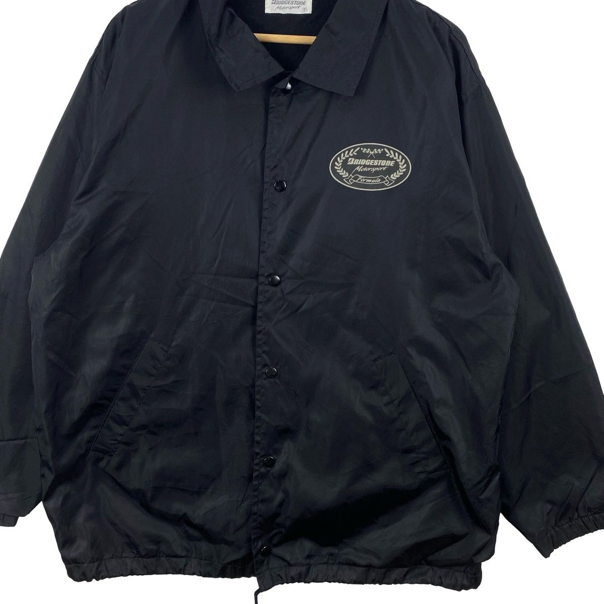 Vintage Vintage BRIDGESTONE MOTORSPORT Coach Button Up Racing Size US XXL / EU 58 / 5 - 6 Thumbnail