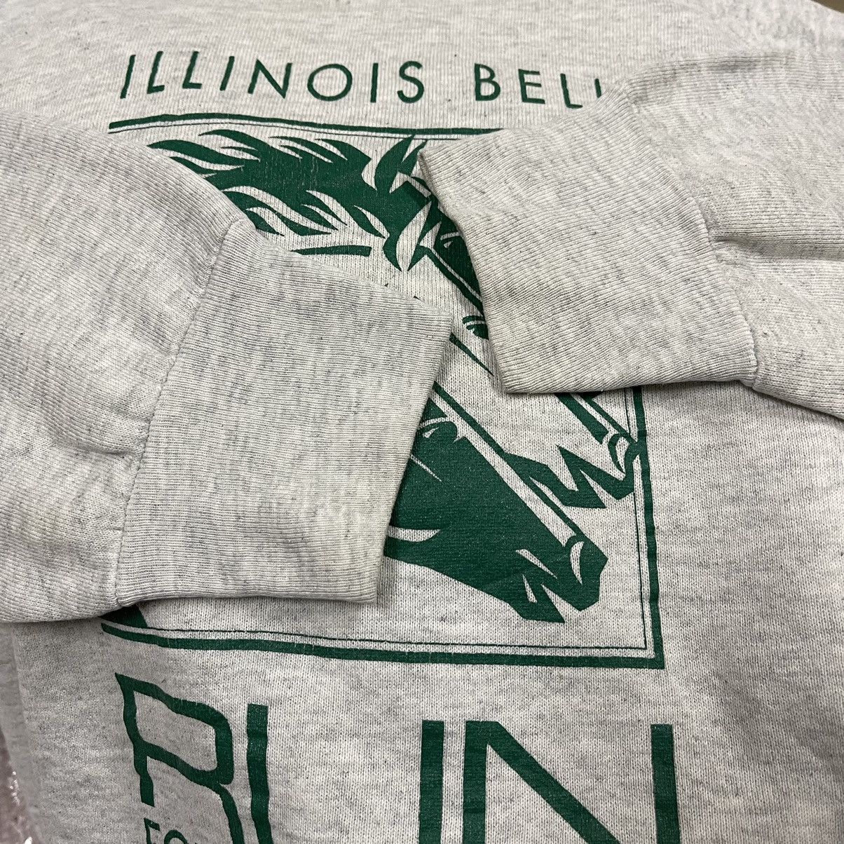 Fruit Of The Loom Vintage 90s ILLINOIS BELL sweatshirt pullover Size US L / EU 52-54 / 3 - 3 Thumbnail