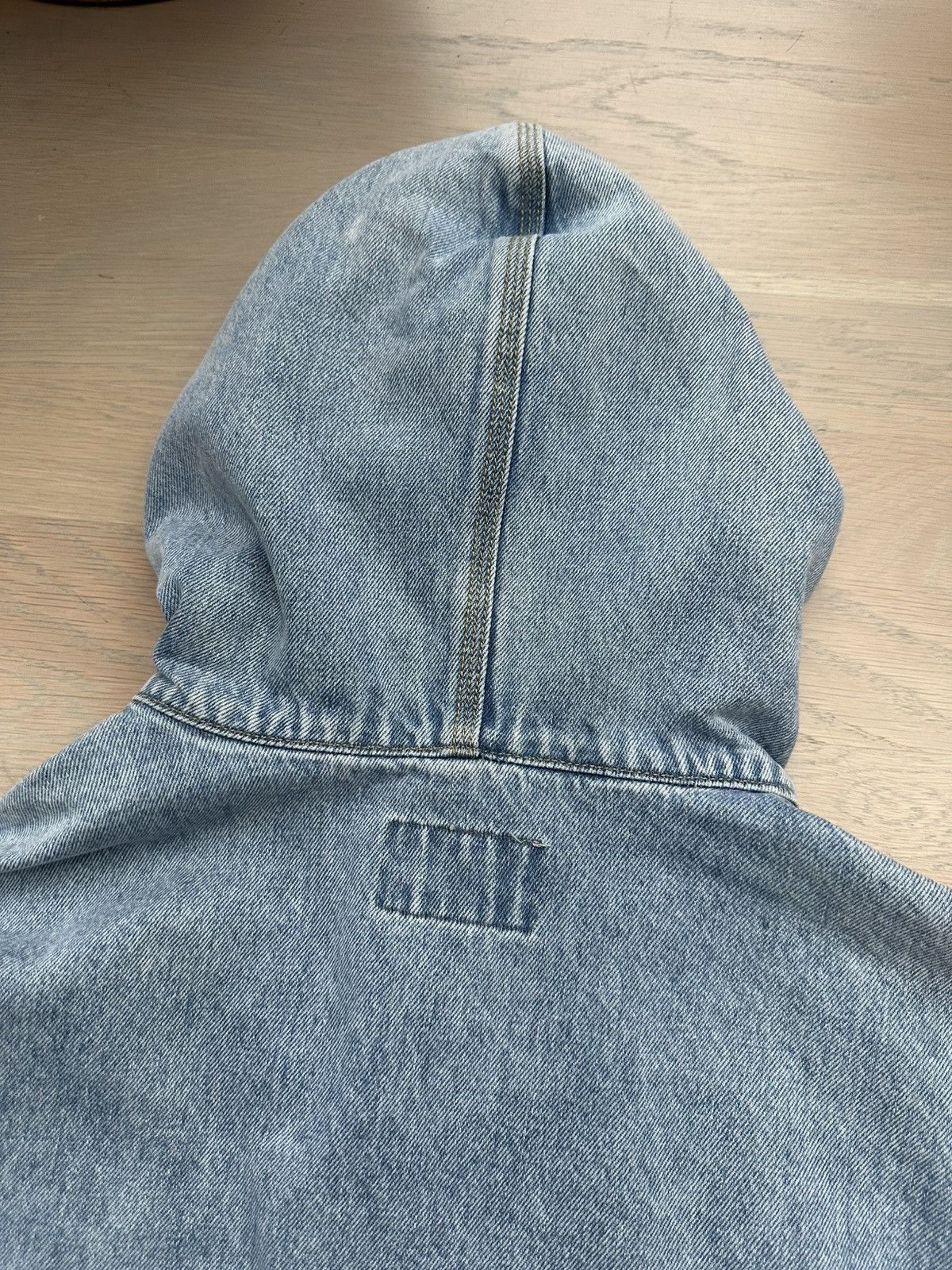 Stingwater tribal denim hooded jacket