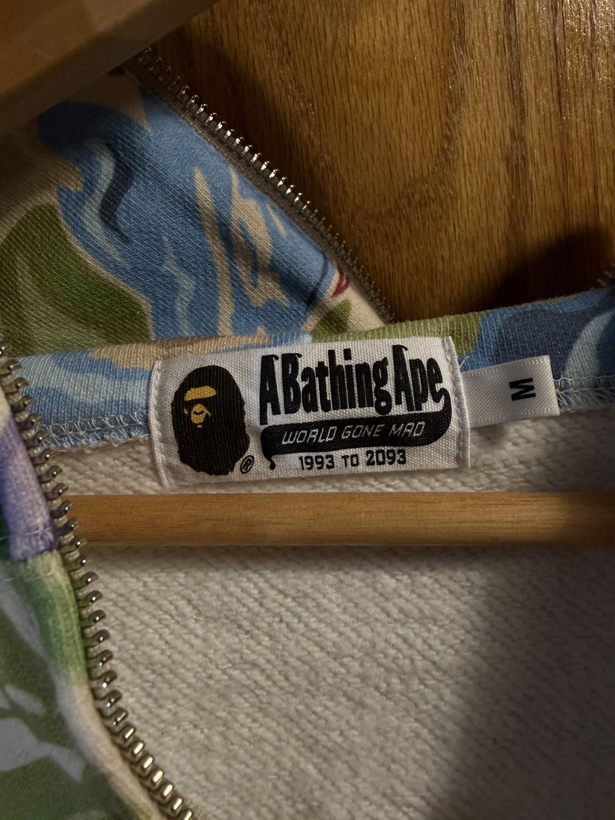 Bape Bape Shark Art Camo Multicolor Full Zip Hoodie FW24 Size US M / EU 48-50 / 2 - 5 Thumbnail