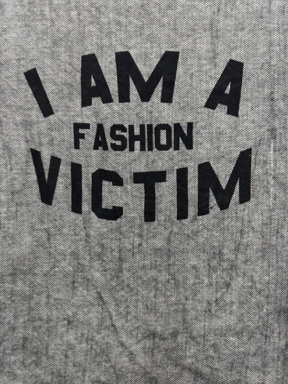 Dolce & Gabbana Dolce & Gabbana “I am Fashion Victim” Nett T Shirt Size US S / EU 44-46 / 1 - 2 Thumbnail